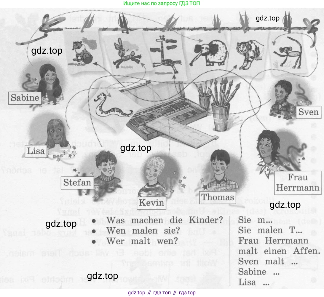 Немецкий язык (Deutsch), 4 класс учебник (lehrbuch), авторы: Бим Инесса Львовна (Bim I), Рыжова Лариса Ивановна (Ryschowa L), издательство Просвещение, Москва, 2023, серого цвета, Часть 2, страница 62, номер 2, Условие 2011-2022 (продолжение 2)