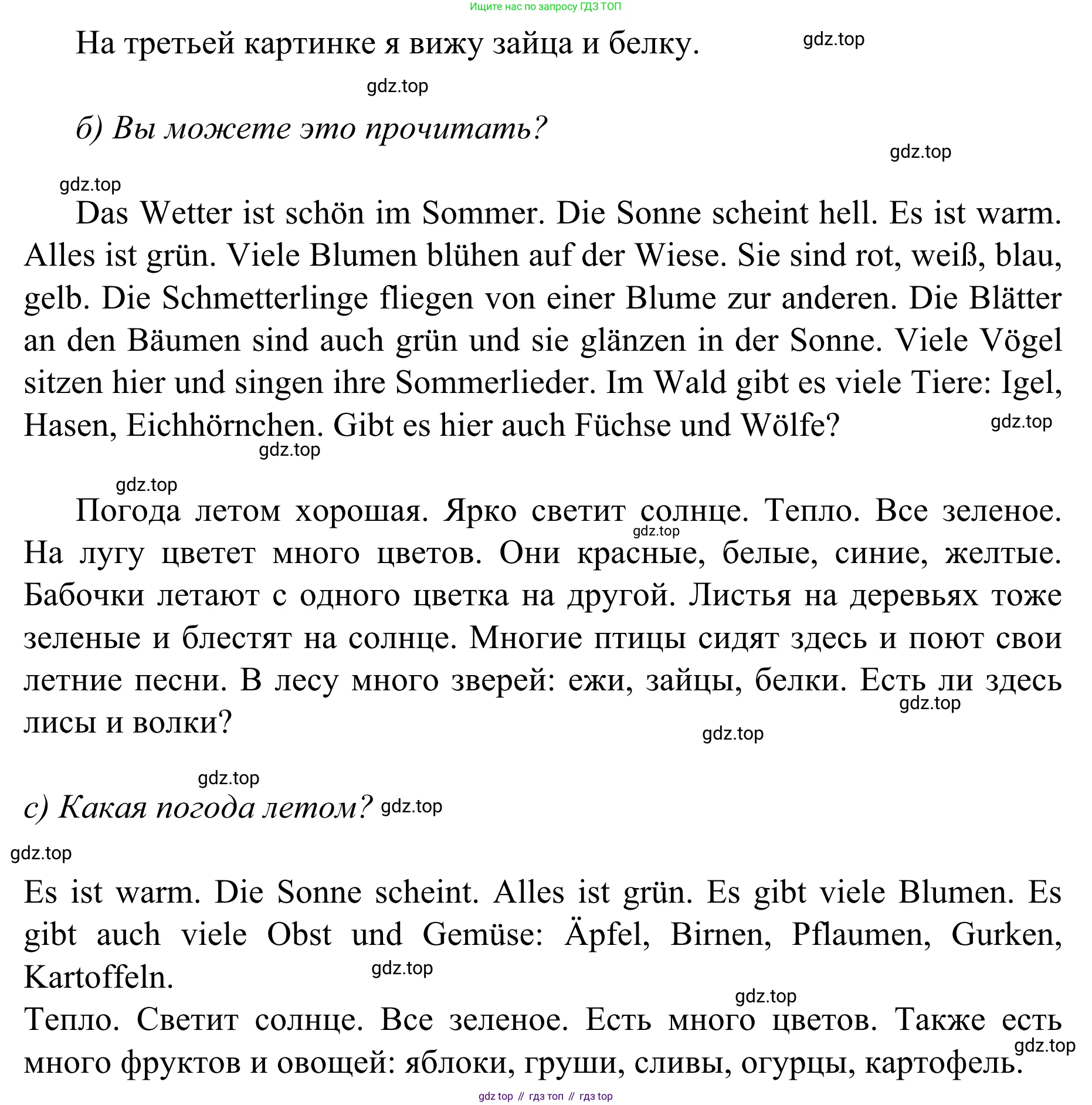 Немецкий язык (Deutsch), 4 класс учебник (lehrbuch), авторы: Бим Инесса Львовна (Bim I), Рыжова Лариса Ивановна (Ryschowa L), издательство Просвещение, Москва, 2023, серого цвета, Часть 1, страница 20, номер 2, Решение 2023 (продолжение 2)
