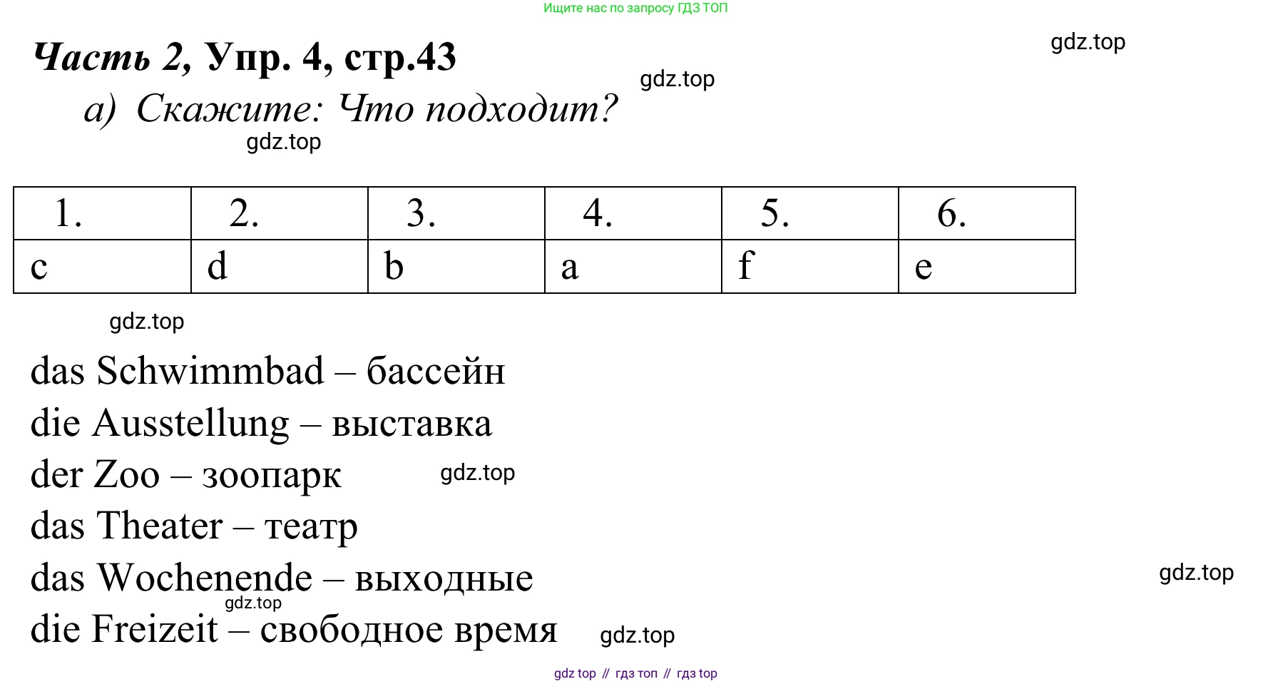 Немецкий язык (Deutsch), 4 класс учебник (lehrbuch), авторы: Бим Инесса Львовна (Bim I), Рыжова Лариса Ивановна (Ryschowa L), издательство Просвещение, Москва, 2023, серого цвета, Часть 2, страница 43, номер 4, Решение 2023