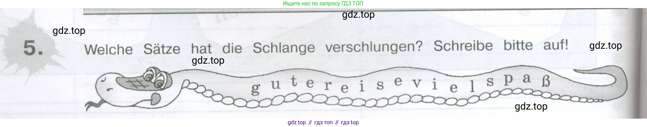 Немецкий язык (Deutsch), 5 класс рабочая тетрадь (arbeitsbuch), авторы: Бим Инесса Львовна (Bim I), Рыжова Лариса Ивановна (Ryschowa L), издательство Просвещение, Москва, 2023, голубого цвета, страница 16, номер 5, Условие