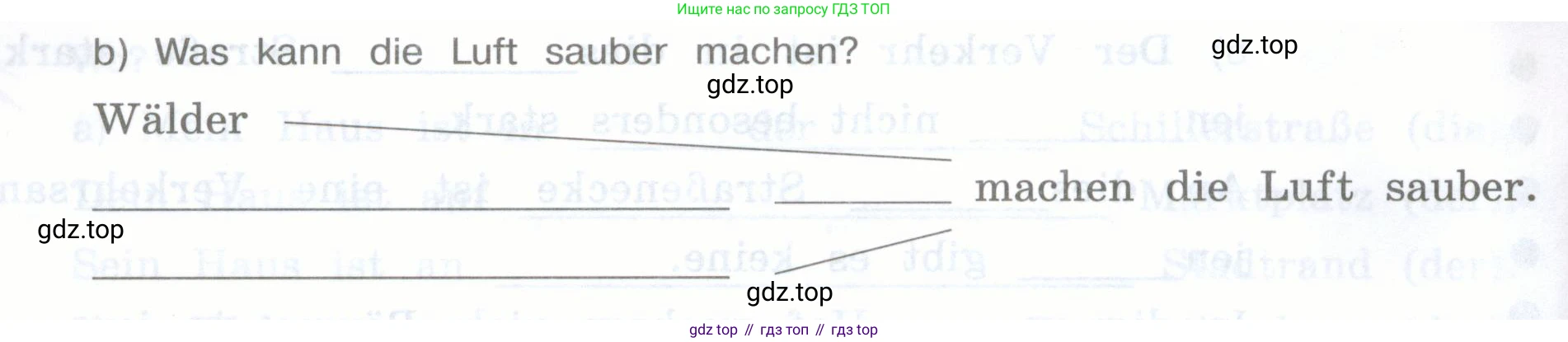 Немецкий язык (Deutsch), 5 класс рабочая тетрадь (arbeitsbuch), авторы: Бим Инесса Львовна (Bim I), Рыжова Лариса Ивановна (Ryschowa L), издательство Просвещение, Москва, 2023, голубого цвета, страница 53, номер 2, Условие (продолжение 2)