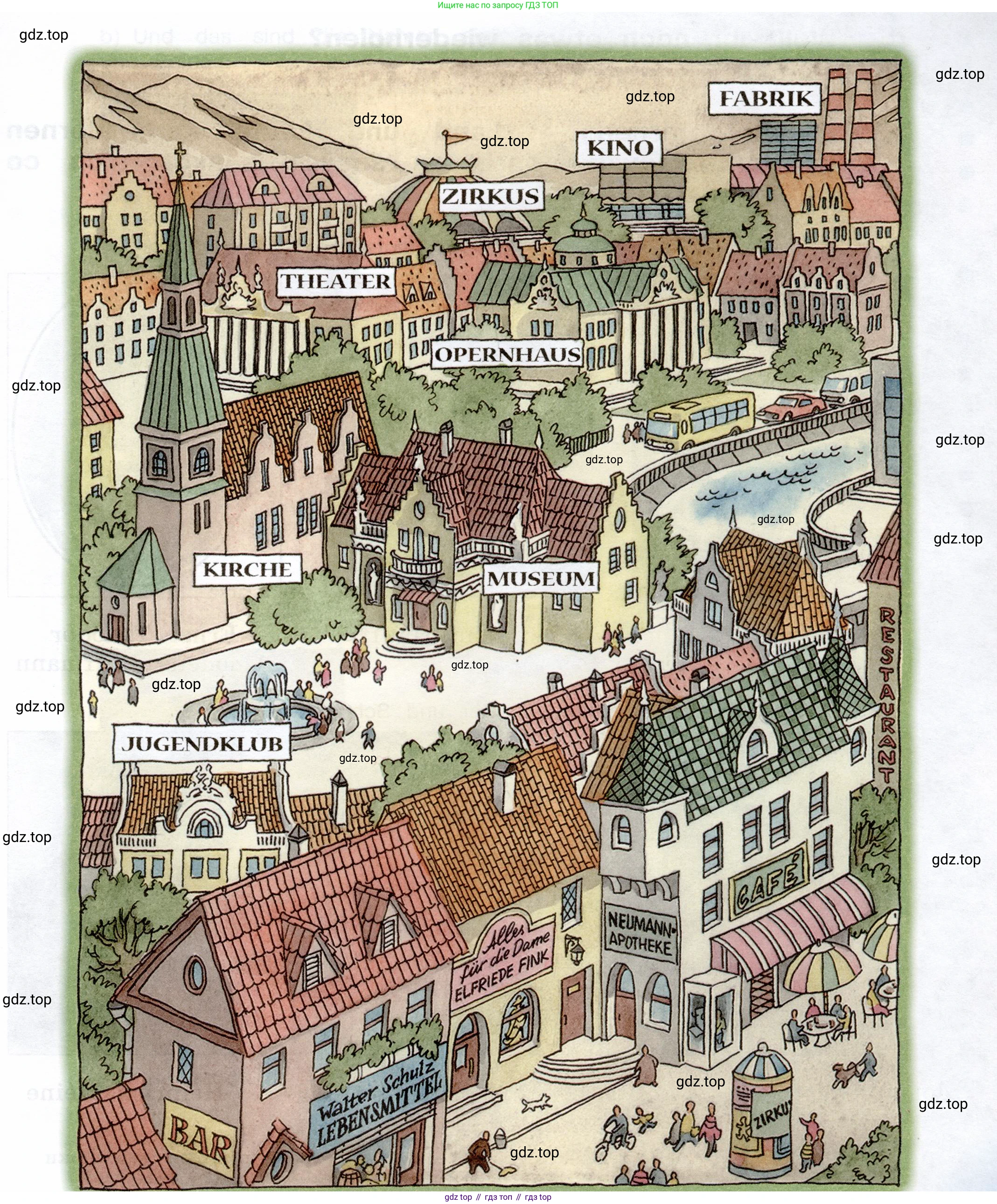 Немецкий язык (Deutsch), 5 класс учебник (lehrbuch), авторы: Бим Инесса Львовна (Bim I), Рыжова Лариса Ивановна (Ryschowa L), издательство Просвещение, Москва, 2023, голубого цвета, страница 30, номер 7, Условие (продолжение 4)