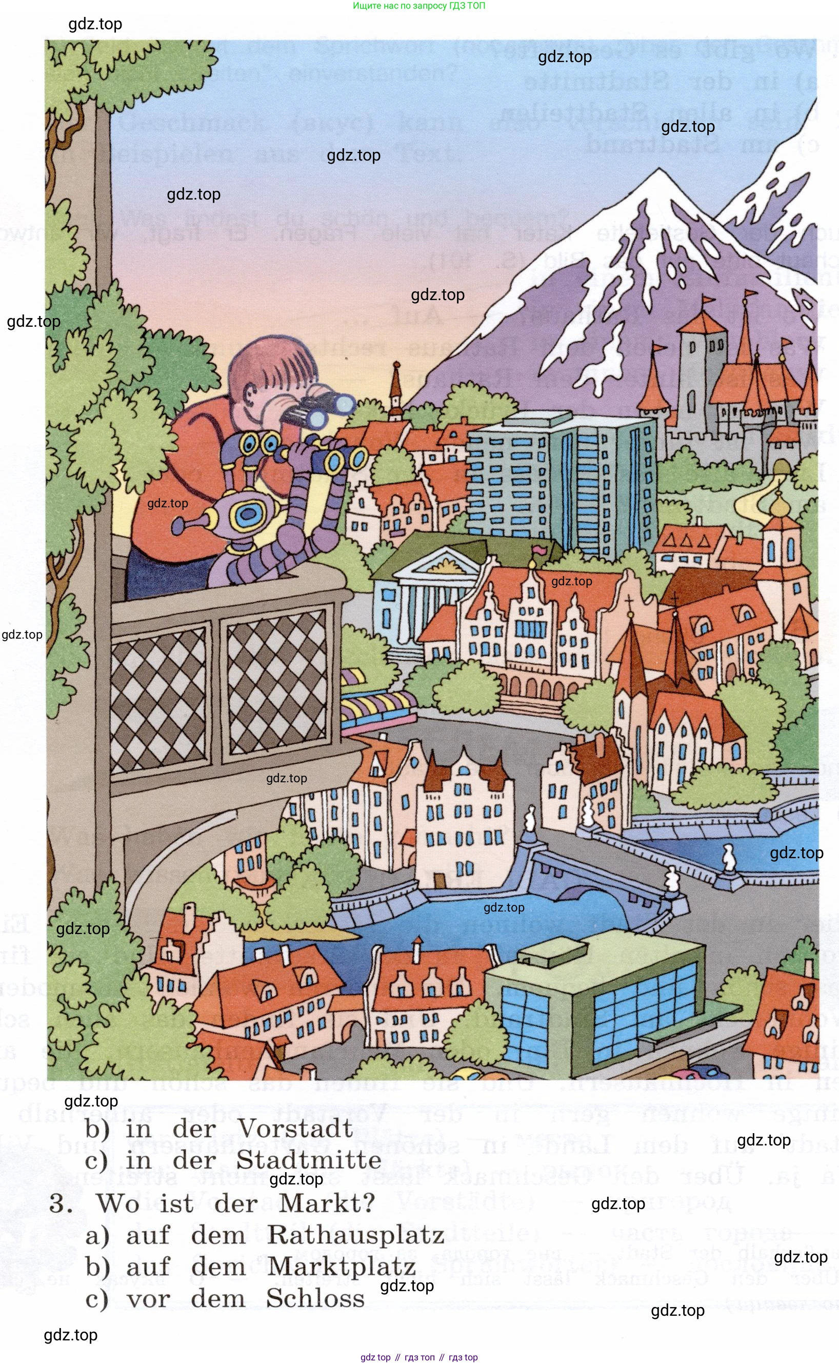 Немецкий язык (Deutsch), 5 класс учебник (lehrbuch), авторы: Бим Инесса Львовна (Bim I), Рыжова Лариса Ивановна (Ryschowa L), издательство Просвещение, Москва, 2023, голубого цвета, страница 99, номер 4, Условие (продолжение 3)