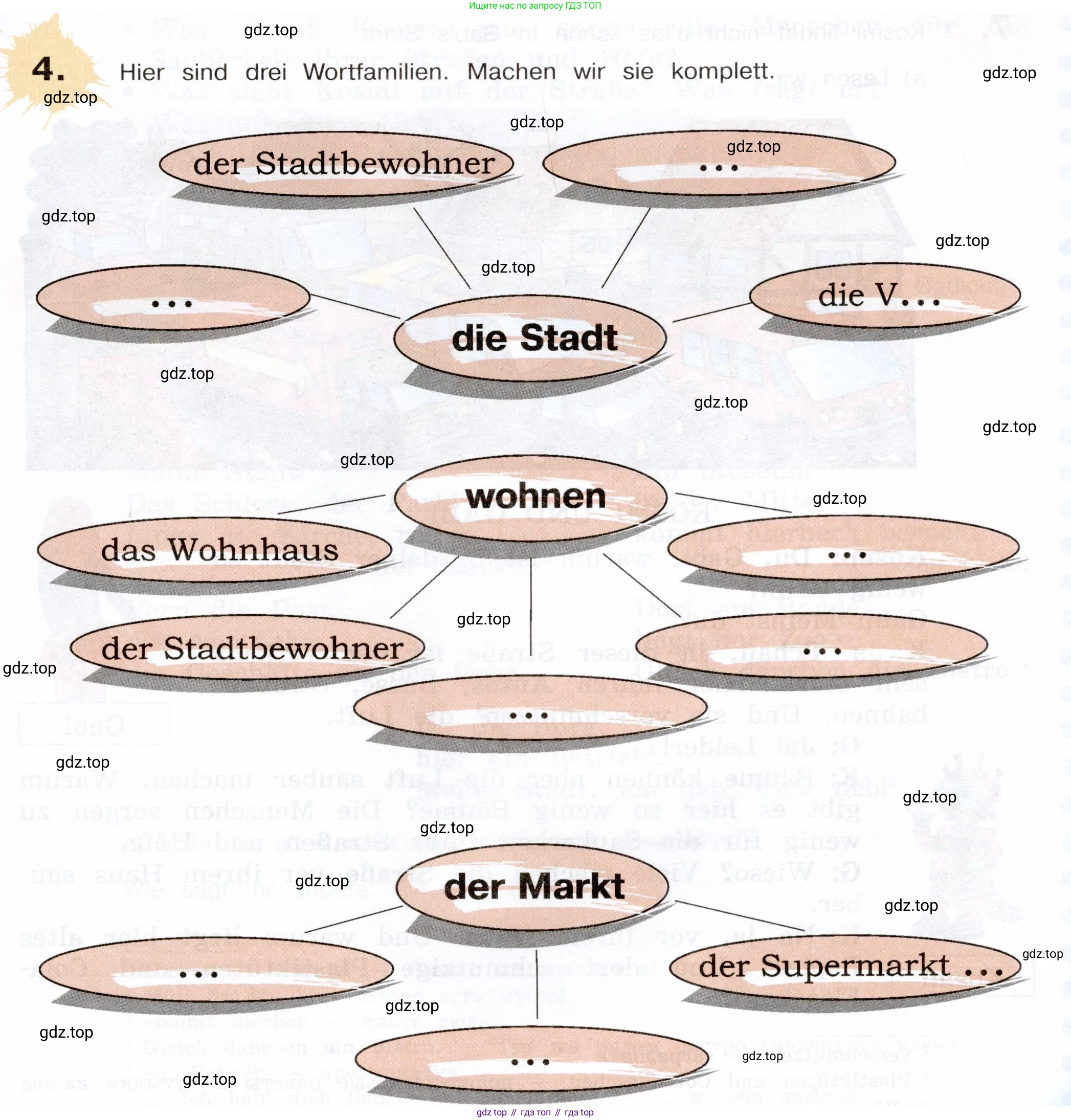 Немецкий язык (Deutsch), 5 класс учебник (lehrbuch), авторы: Бим Инесса Львовна (Bim I), Рыжова Лариса Ивановна (Ryschowa L), издательство Просвещение, Москва, 2023, голубого цвета, страница 109, номер 4, Условие