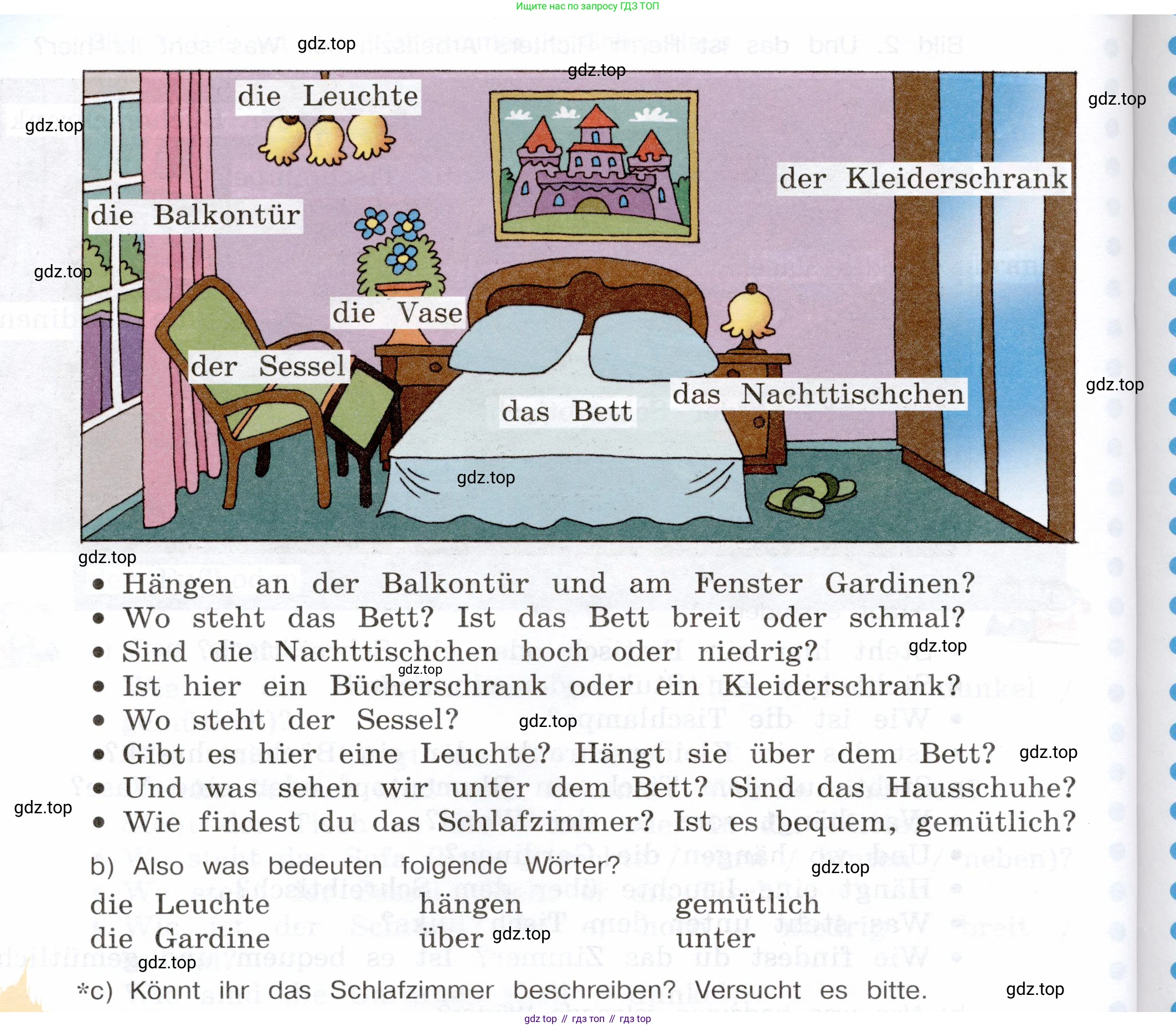 Немецкий язык (Deutsch), 5 класс учебник (lehrbuch), авторы: Бим Инесса Львовна (Bim I), Рыжова Лариса Ивановна (Ryschowa L), издательство Просвещение, Москва, 2023, голубого цвета, страница 119, номер 2, Условие (продолжение 4)