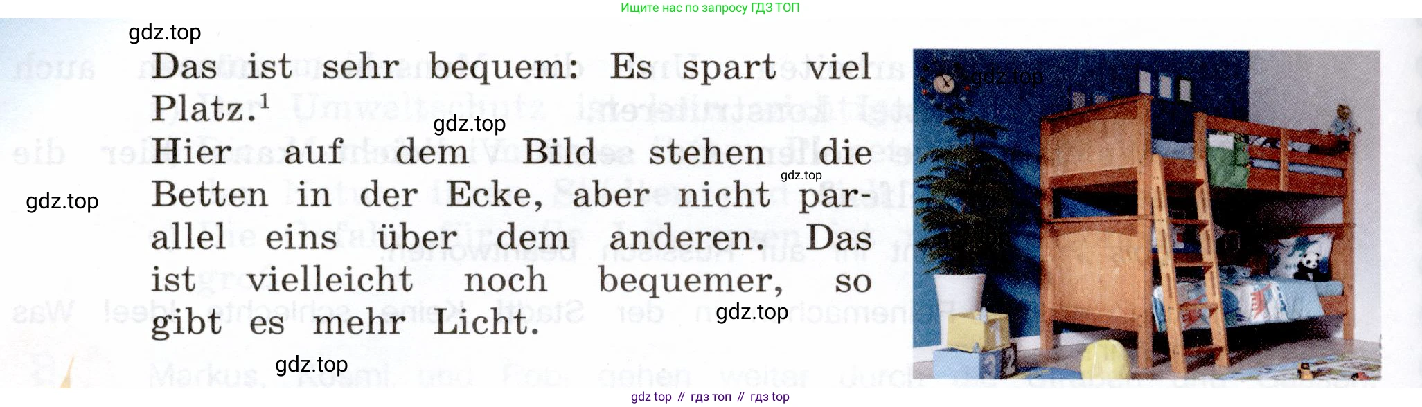 Немецкий язык (Deutsch), 5 класс учебник (lehrbuch), авторы: Бим Инесса Львовна (Bim I), Рыжова Лариса Ивановна (Ryschowa L), издательство Просвещение, Москва, 2023, голубого цвета, страница 135, номер 1, Условие (продолжение 2)
