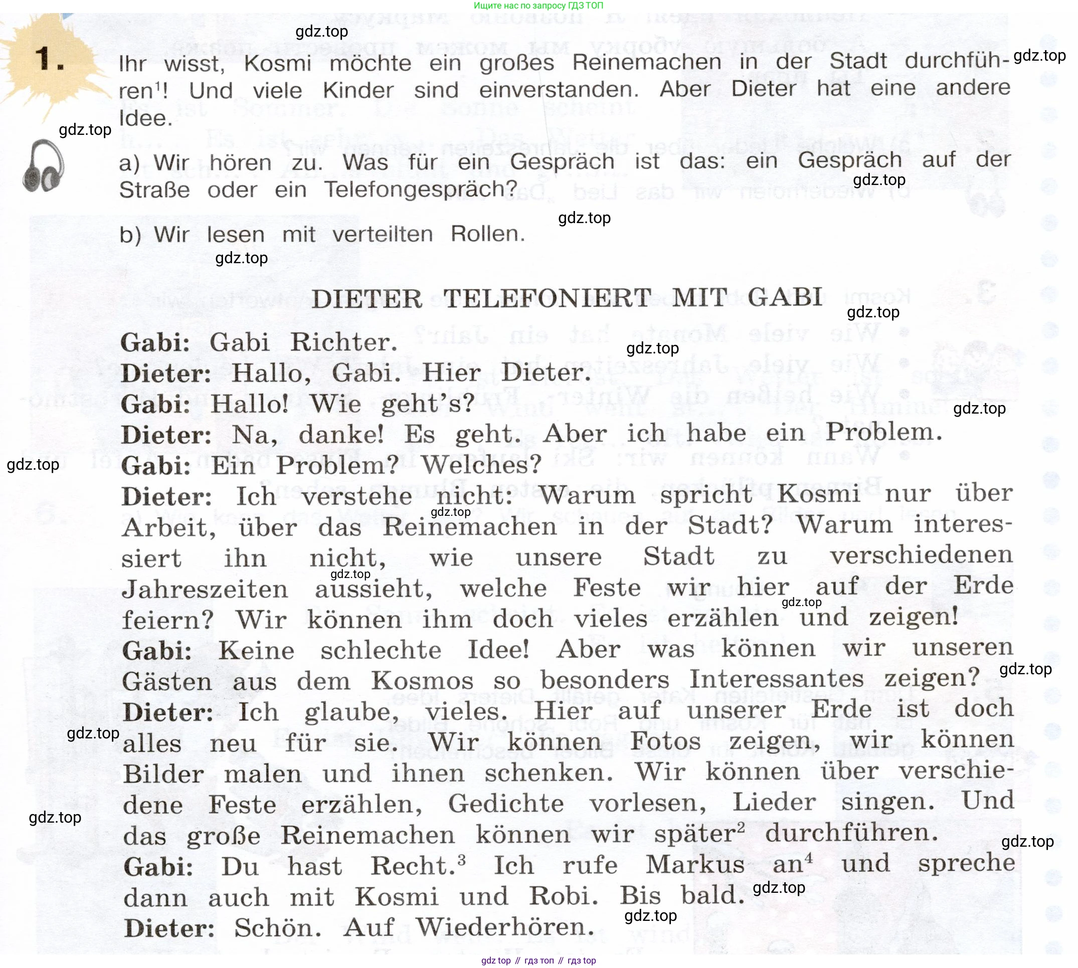 Немецкий язык (Deutsch), 5 класс учебник (lehrbuch), авторы: Бим Инесса Львовна (Bim I), Рыжова Лариса Ивановна (Ryschowa L), издательство Просвещение, Москва, 2023, голубого цвета, страница 137, номер 1, Условие
