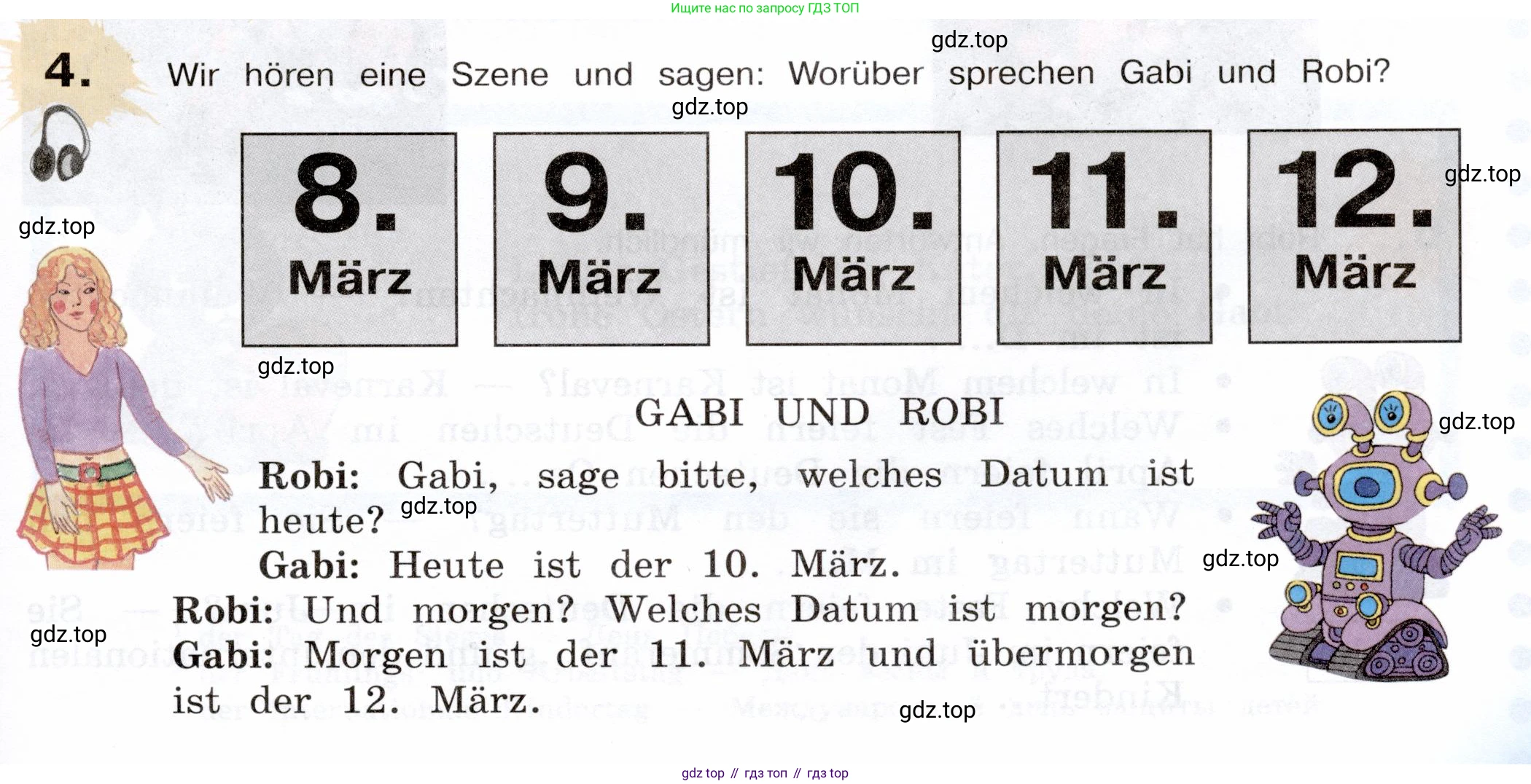 Немецкий язык (Deutsch), 5 класс учебник (lehrbuch), авторы: Бим Инесса Львовна (Bim I), Рыжова Лариса Ивановна (Ryschowa L), издательство Просвещение, Москва, 2023, голубого цвета, страница 145, номер 4, Условие