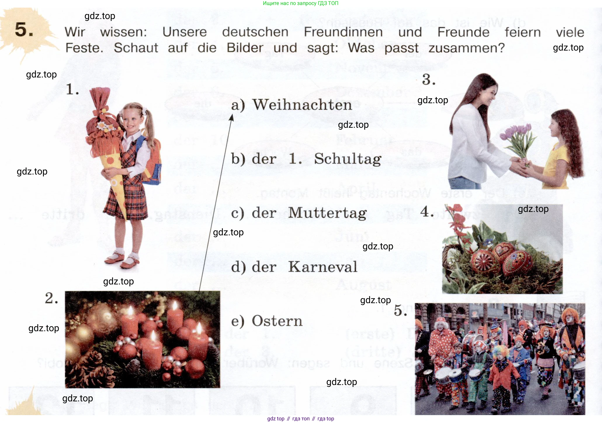 Немецкий язык (Deutsch), 5 класс учебник (lehrbuch), авторы: Бим Инесса Львовна (Bim I), Рыжова Лариса Ивановна (Ryschowa L), издательство Просвещение, Москва, 2023, голубого цвета, страница 146, номер 5, Условие