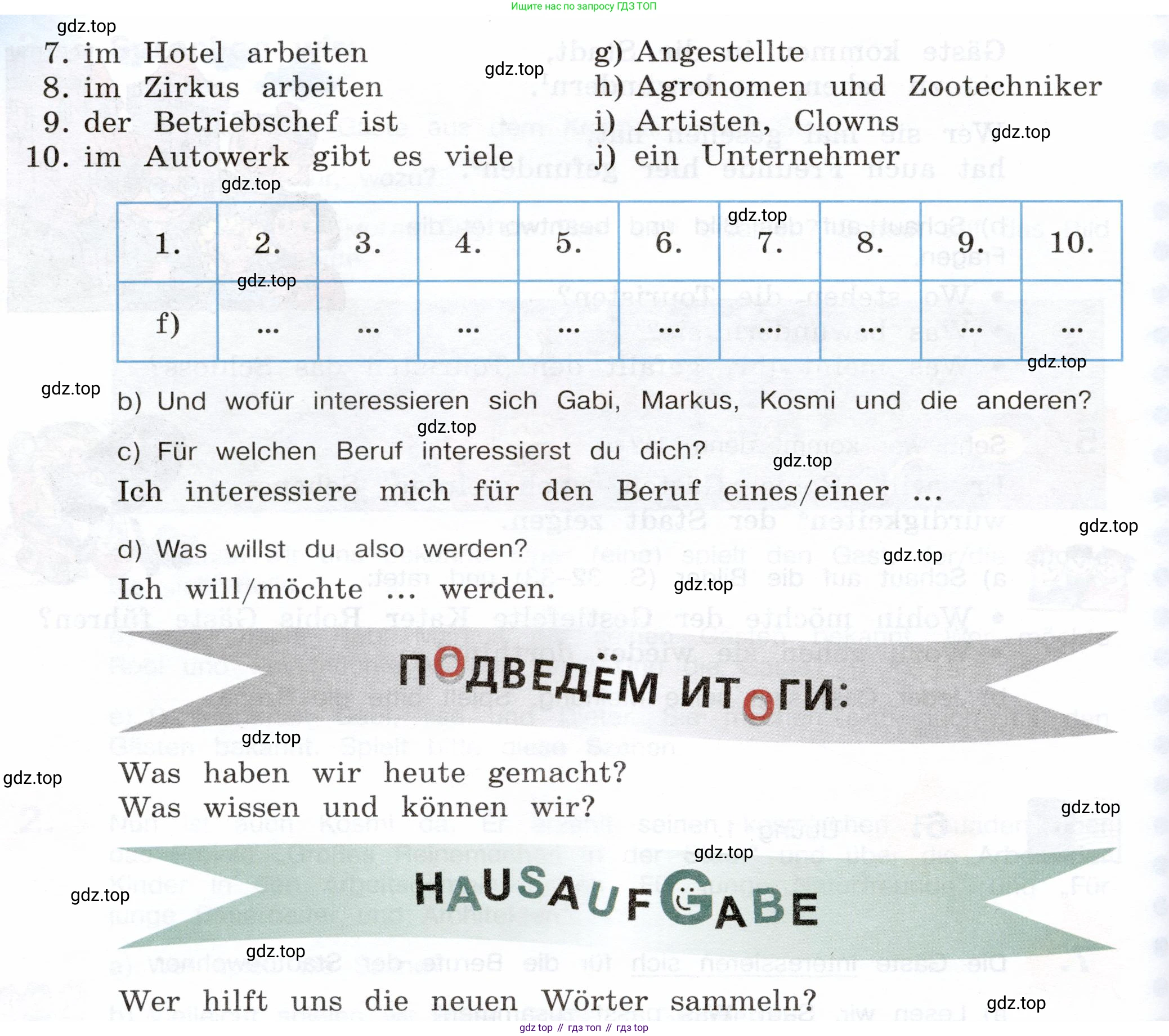 Немецкий язык (Deutsch), 5 класс учебник (lehrbuch), авторы: Бим Инесса Львовна (Bim I), Рыжова Лариса Ивановна (Ryschowa L), издательство Просвещение, Москва, 2023, голубого цвета, страница 193, номер 7, Условие (продолжение 2)