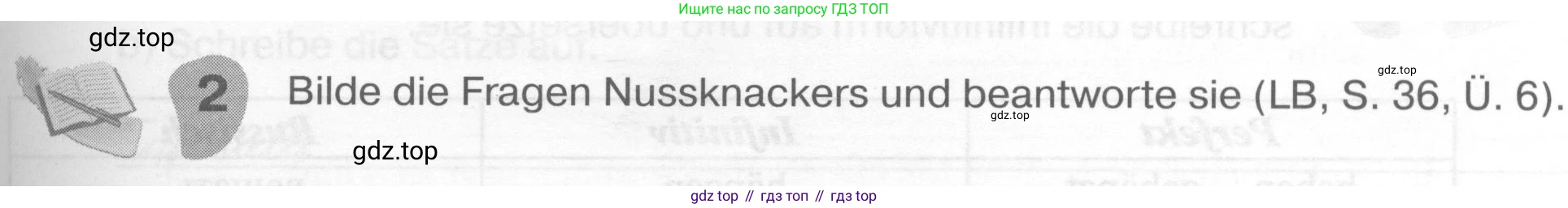 ГДЗ Немецкий язык (Deutsch), 6 класс рабочая тетрадь (arbeitsbuch), авторы: Бим Инесса Львовна (Bim I), Фомичева Людмила Михайловна (Fomitschjowa L), издательство Просвещение, Москва, 2023, салатового цвета, страница 19, номер 2, Условие