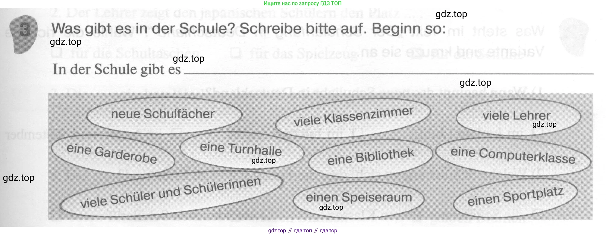 ГДЗ Немецкий язык (Deutsch), 6 класс рабочая тетрадь (arbeitsbuch), авторы: Бим Инесса Львовна (Bim I), Фомичева Людмила Михайловна (Fomitschjowa L), издательство Просвещение, Москва, 2023, салатового цвета, страница 15, номер 3, Условие