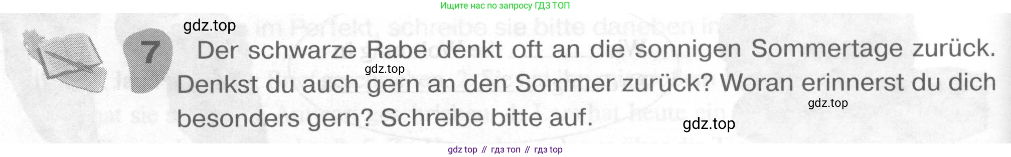ГДЗ Немецкий язык (Deutsch), 6 класс рабочая тетрадь (arbeitsbuch), авторы: Бим Инесса Львовна (Bim I), Фомичева Людмила Михайловна (Fomitschjowa L), издательство Просвещение, Москва, 2023, салатового цвета, страница 38, номер 7, Условие