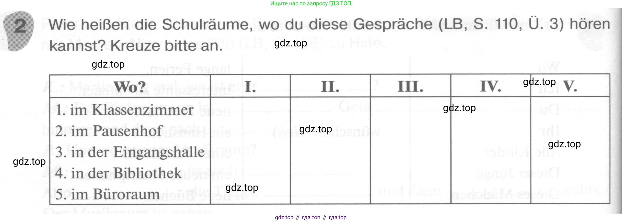 ГДЗ Немецкий язык (Deutsch), 6 класс рабочая тетрадь (arbeitsbuch), авторы: Бим Инесса Львовна (Bim I), Фомичева Людмила Михайловна (Fomitschjowa L), издательство Просвещение, Москва, 2023, салатового цвета, страница 60, номер 2, Условие