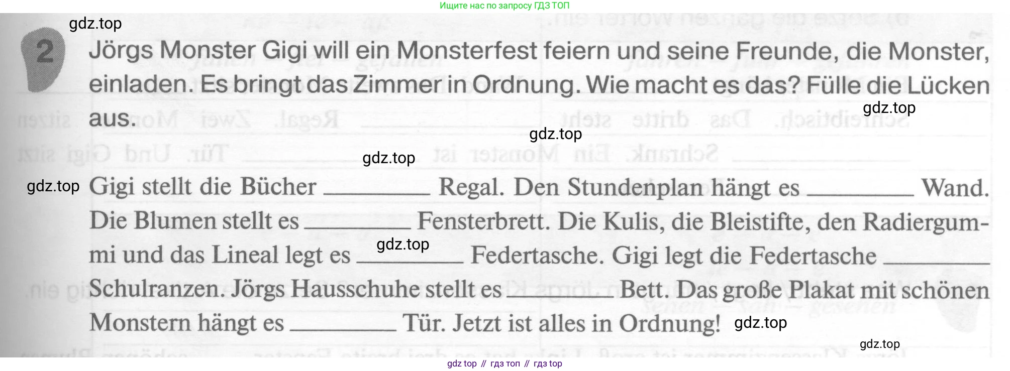 ГДЗ Немецкий язык (Deutsch), 6 класс рабочая тетрадь (arbeitsbuch), авторы: Бим Инесса Львовна (Bim I), Фомичева Людмила Михайловна (Fomitschjowa L), издательство Просвещение, Москва, 2023, салатового цвета, страница 71, номер 2, Условие