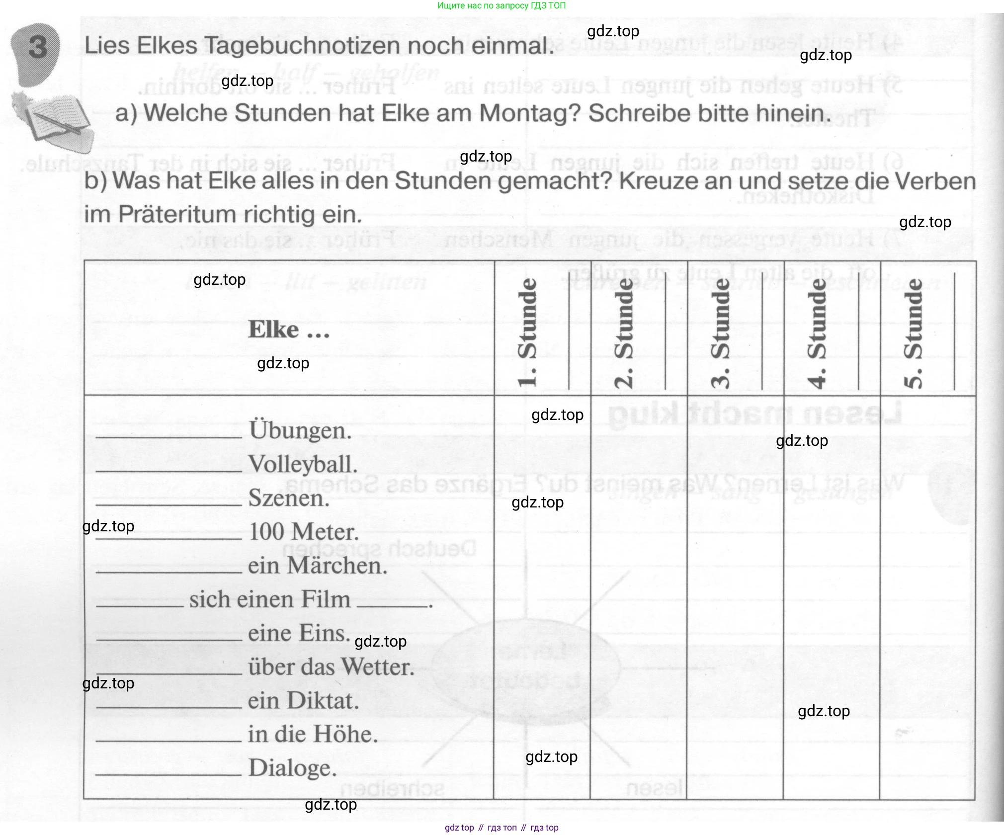 ГДЗ Немецкий язык (Deutsch), 6 класс рабочая тетрадь (arbeitsbuch), авторы: Бим Инесса Львовна (Bim I), Фомичева Людмила Михайловна (Fomitschjowa L), издательство Просвещение, Москва, 2023, салатового цвета, страница 76, номер 3, Условие