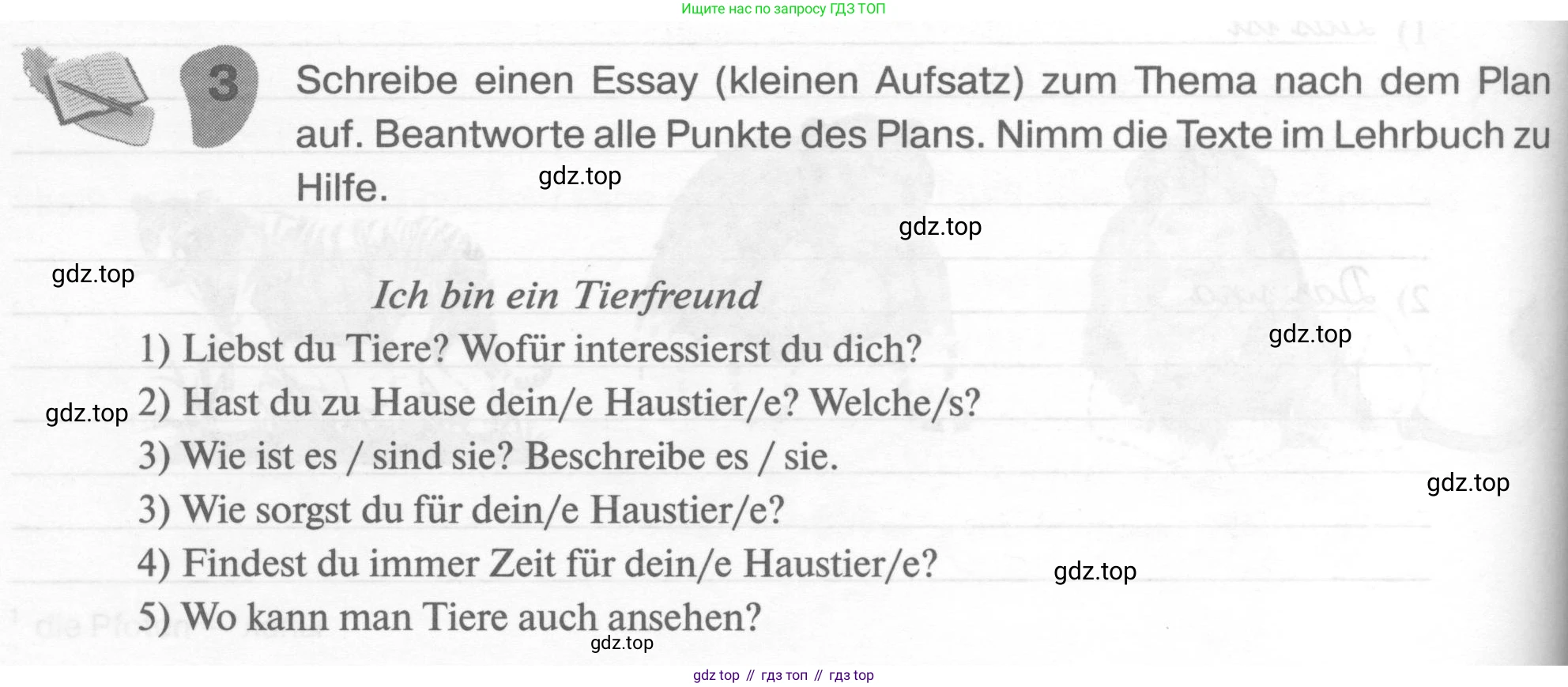 ГДЗ Немецкий язык (Deutsch), 6 класс рабочая тетрадь (arbeitsbuch), авторы: Бим Инесса Львовна (Bim I), Фомичева Людмила Михайловна (Fomitschjowa L), издательство Просвещение, Москва, 2023, салатового цвета, страница 90, номер 3, Условие