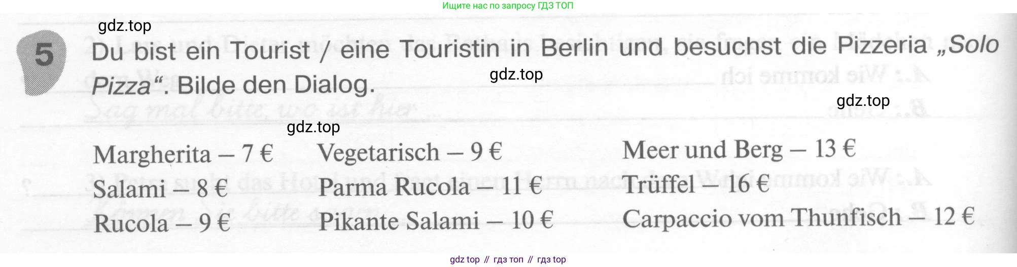 ГДЗ Немецкий язык (Deutsch), 6 класс рабочая тетрадь (arbeitsbuch), авторы: Бим Инесса Львовна (Bim I), Фомичева Людмила Михайловна (Fomitschjowa L), издательство Просвещение, Москва, 2023, салатового цвета, страница 120, номер 5, Условие