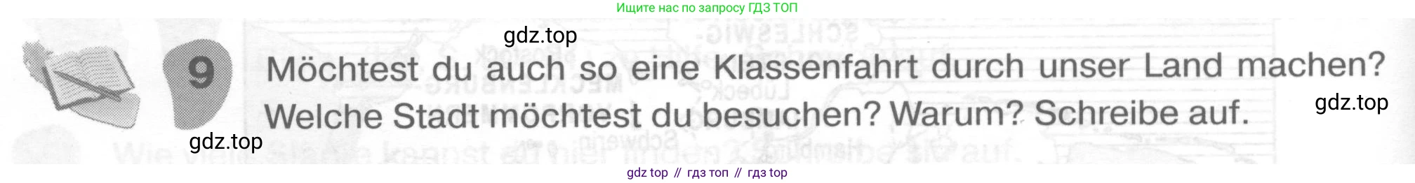 ГДЗ Немецкий язык (Deutsch), 6 класс рабочая тетрадь (arbeitsbuch), авторы: Бим Инесса Львовна (Bim I), Фомичева Людмила Михайловна (Fomitschjowa L), издательство Просвещение, Москва, 2023, салатового цвета, страница 108, номер 9, Условие