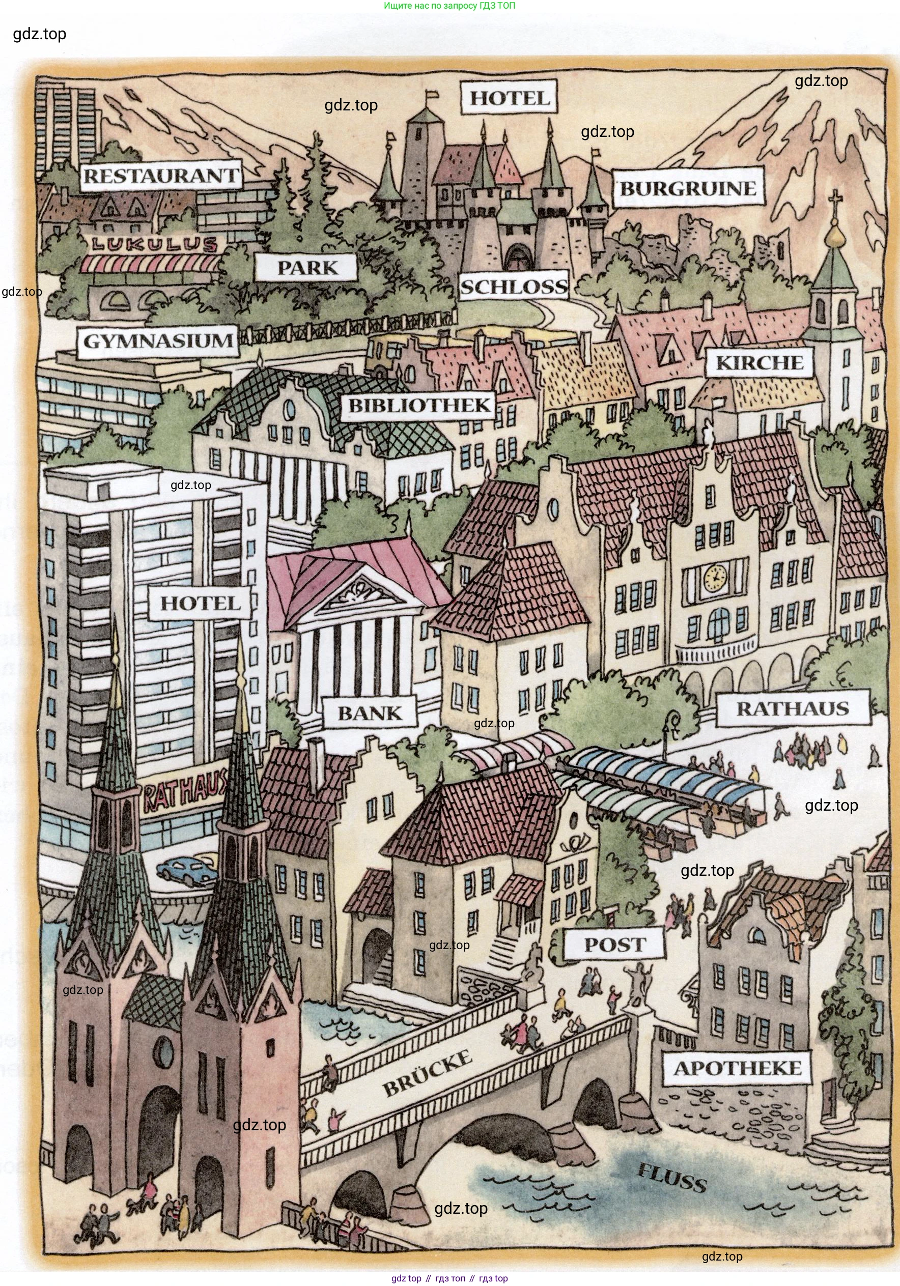 Немецкий язык (Deutsch), 6 класс учебник (lehrbuch), авторы: Бим Инесса Львовна (Bim I), Садомова Людмила Васильевна (Sadomova L), Санникова Лидия Михайловна (Sannikova L), издательство Просвещение, Москва, 2023, салатового цвета, Часть 1, страница 6, номер 5, Условие (продолжение 3)