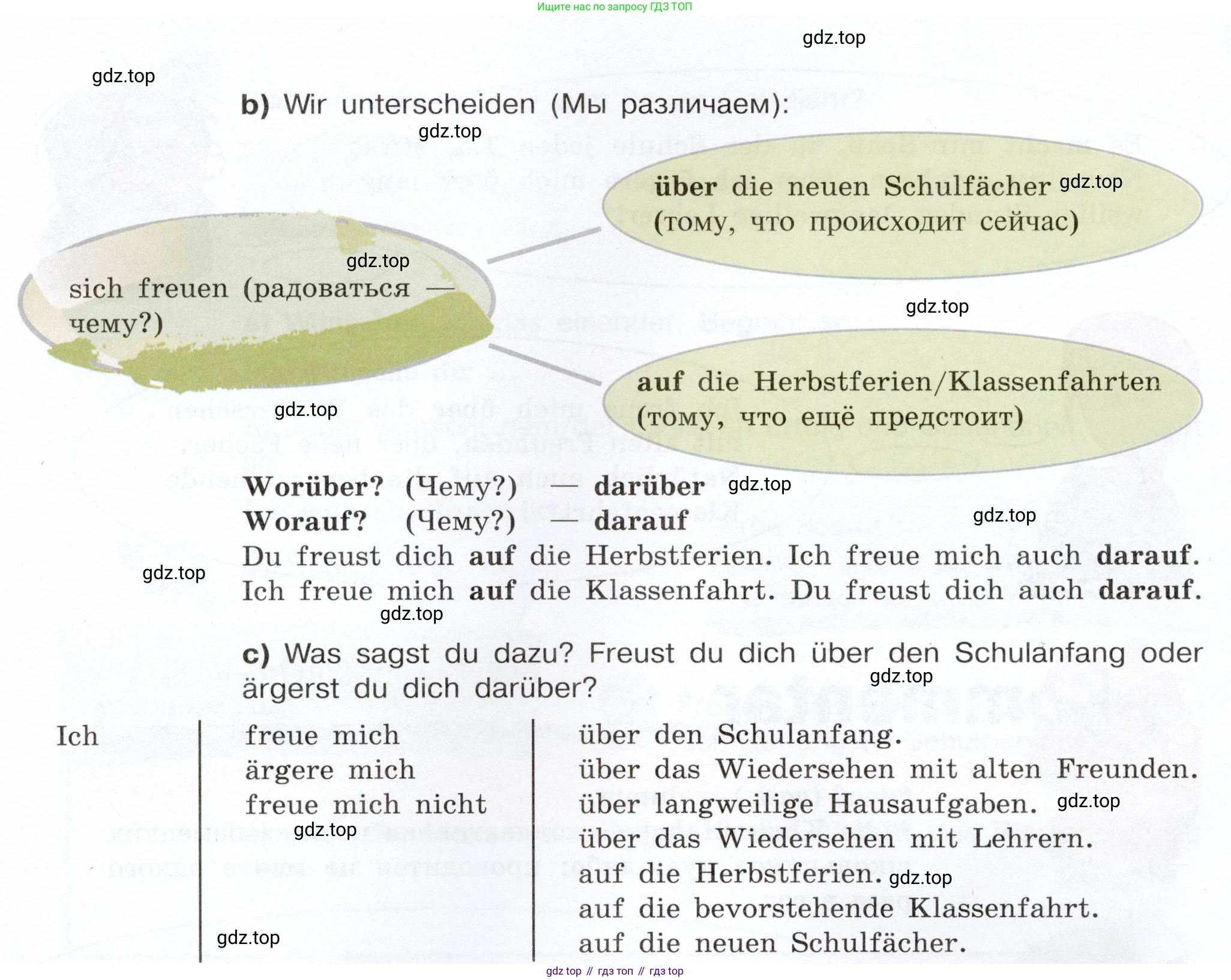 Немецкий язык (Deutsch), 6 класс учебник (lehrbuch), авторы: Бим Инесса Львовна (Bim I), Садомова Людмила Васильевна (Sadomova L), Санникова Лидия Михайловна (Sannikova L), издательство Просвещение, Москва, 2023, салатового цвета, Часть 1, страница 19, номер 3, Условие (продолжение 2)