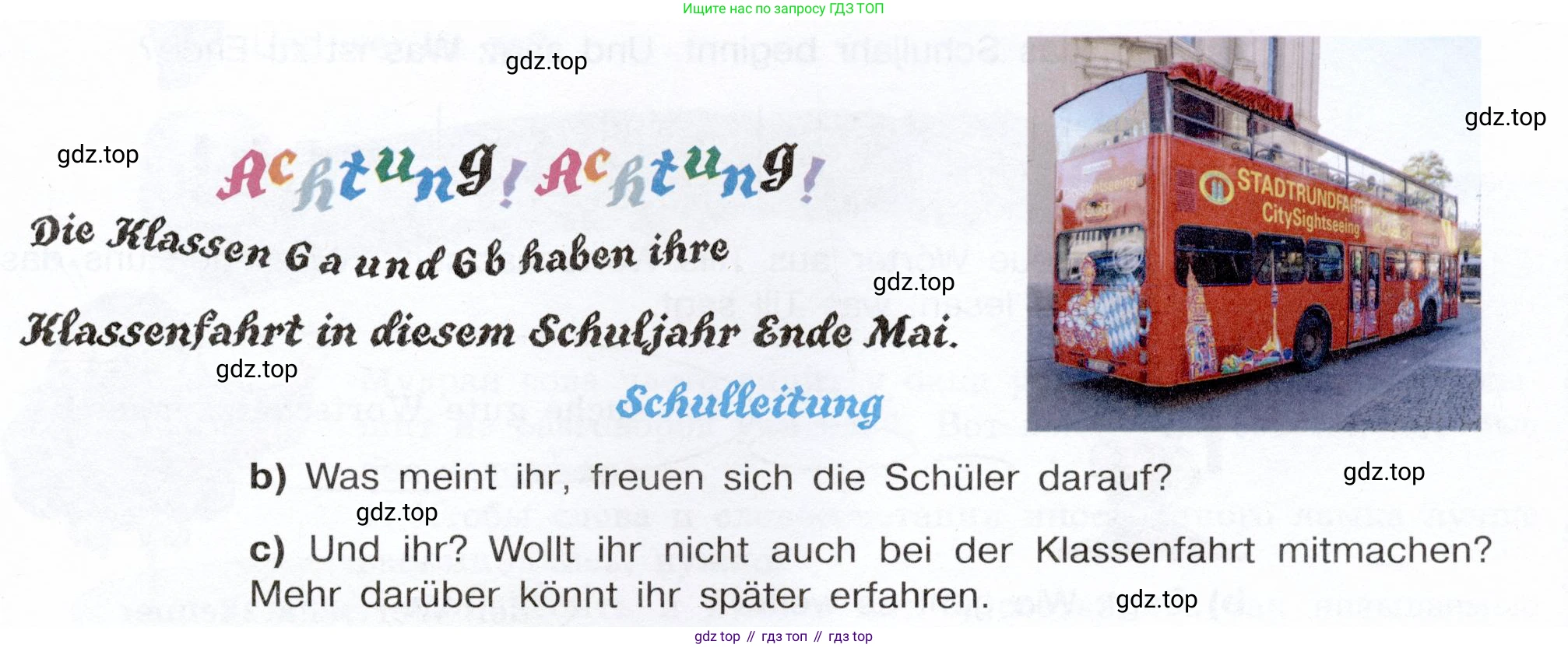 Немецкий язык (Deutsch), 6 класс учебник (lehrbuch), авторы: Бим Инесса Львовна (Bim I), Садомова Людмила Васильевна (Sadomova L), Санникова Лидия Михайловна (Sannikova L), издательство Просвещение, Москва, 2023, салатового цвета, Часть 1, страница 20, номер 5, Условие (продолжение 2)