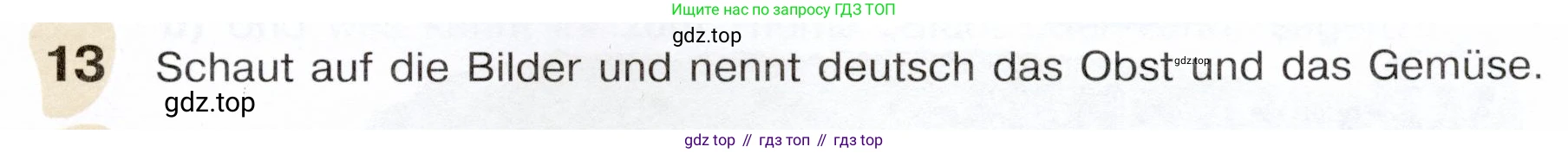 Немецкий язык (Deutsch), 6 класс учебник (lehrbuch), авторы: Бим Инесса Львовна (Bim I), Садомова Людмила Васильевна (Sadomova L), Санникова Лидия Михайловна (Sannikova L), издательство Просвещение, Москва, 2023, салатового цвета, Часть 1, страница 61, номер 13, Условие