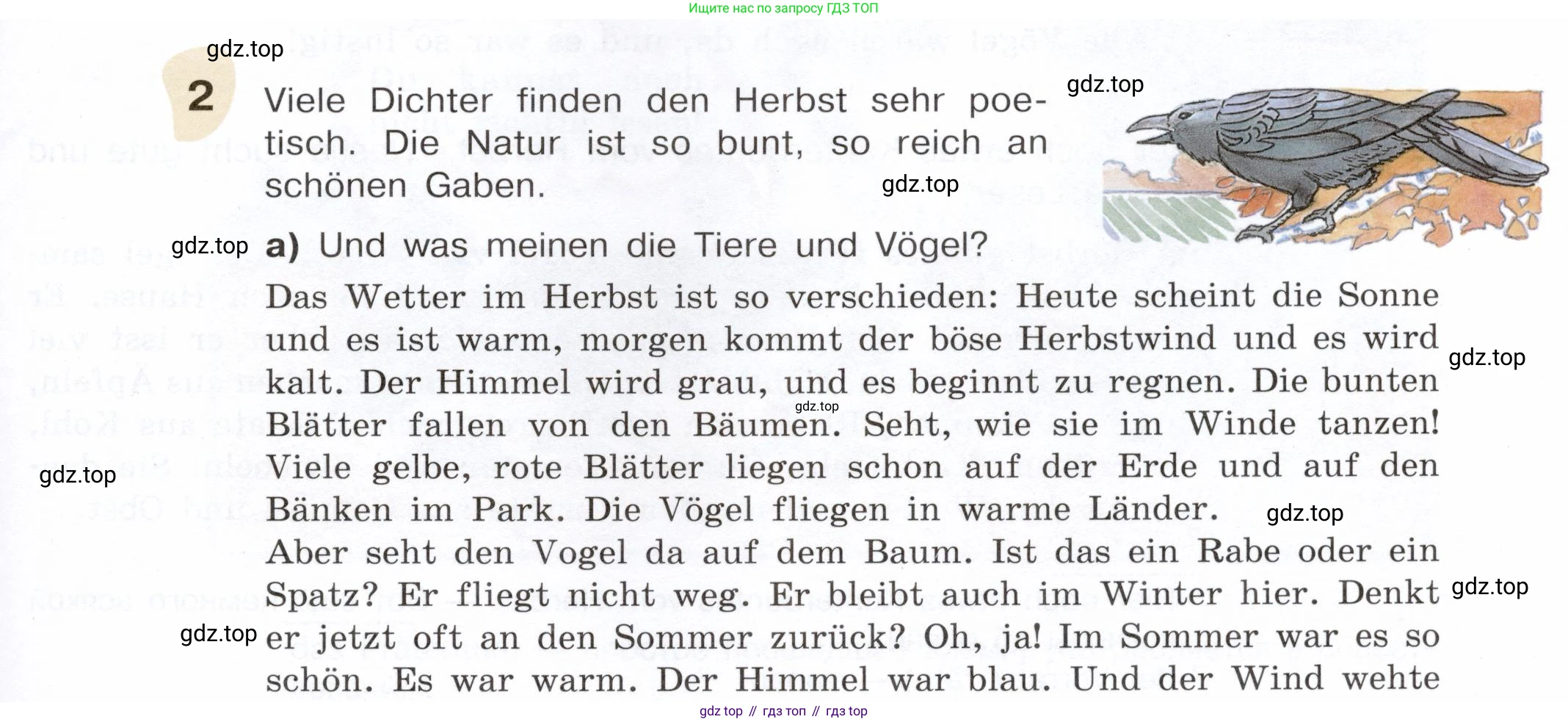 Немецкий язык (Deutsch), 6 класс учебник (lehrbuch), авторы: Бим Инесса Львовна (Bim I), Садомова Людмила Васильевна (Sadomova L), Санникова Лидия Михайловна (Sannikova L), издательство Просвещение, Москва, 2023, салатового цвета, Часть 1, страница 63, номер 2, Условие