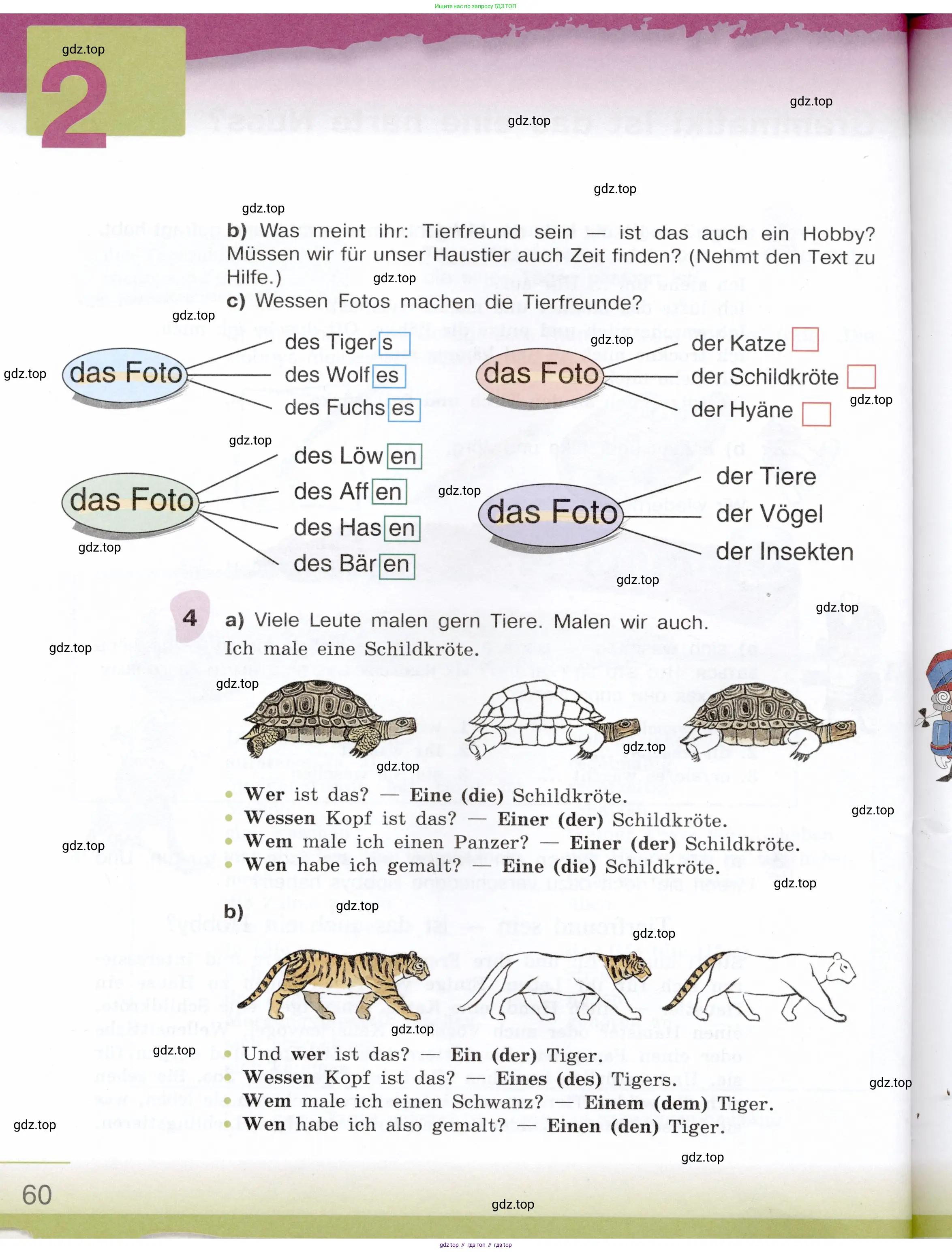 Немецкий язык (Deutsch), 6 класс учебник (lehrbuch), авторы: Бим Инесса Львовна (Bim I), Садомова Людмила Васильевна (Sadomova L), Санникова Лидия Михайловна (Sannikova L), издательство Просвещение, Москва, 2023, салатового цвета, Часть 1, страница 60