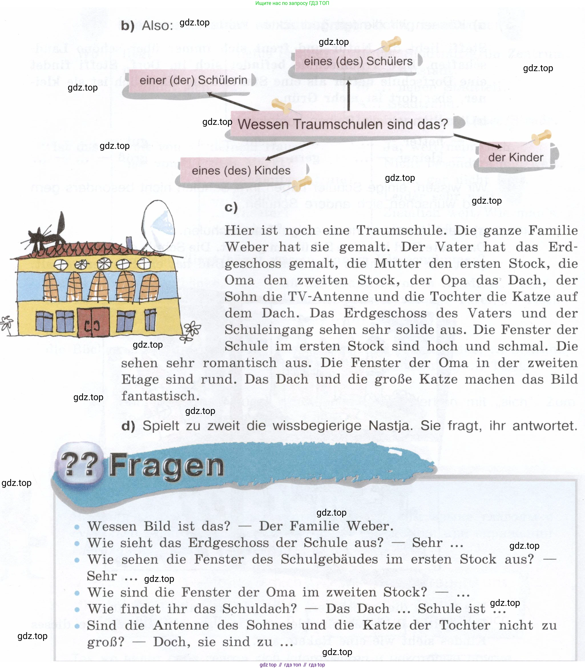Немецкий язык (Deutsch), 6 класс учебник (lehrbuch), авторы: Бим Инесса Львовна (Bim I), Садомова Людмила Васильевна (Sadomova L), Санникова Лидия Михайловна (Sannikova L), издательство Просвещение, Москва, 2023, салатового цвета, Часть 1, страница 101, номер 4, Условие (продолжение 2)