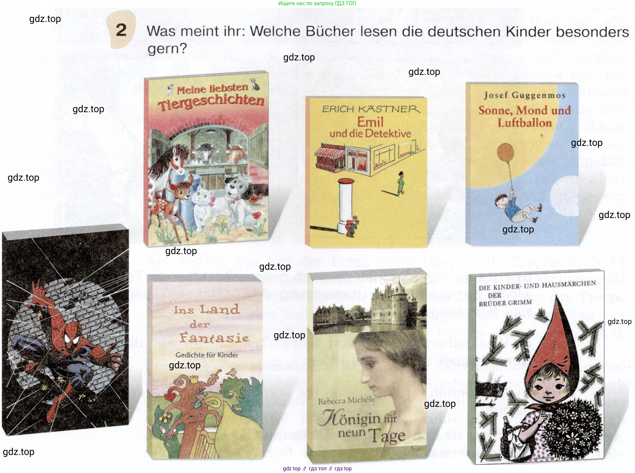 Немецкий язык (Deutsch), 6 класс учебник (lehrbuch), авторы: Бим Инесса Львовна (Bim I), Садомова Людмила Васильевна (Sadomova L), Санникова Лидия Михайловна (Sannikova L), издательство Просвещение, Москва, 2023, салатового цвета, Часть 2, страница 48, номер 2, Условие