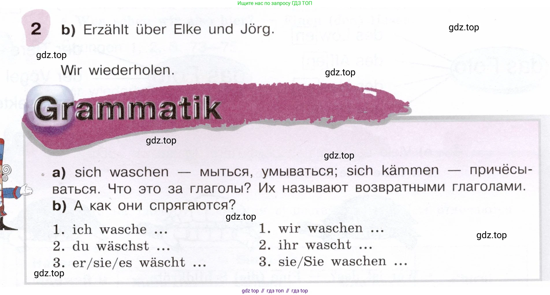 Немецкий язык (Deutsch), 6 класс учебник (lehrbuch), авторы: Бим Инесса Львовна (Bim I), Садомова Людмила Васильевна (Sadomova L), Санникова Лидия Михайловна (Sannikova L), издательство Просвещение, Москва, 2023, салатового цвета, Часть 2, страница 59, номер 2, Условие