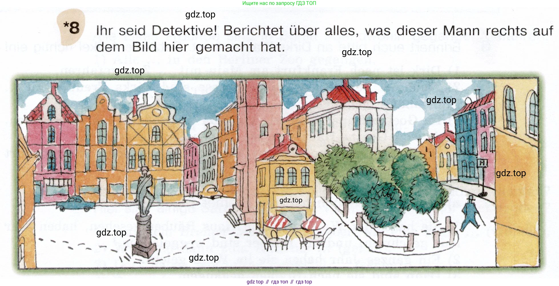Немецкий язык (Deutsch), 6 класс учебник (lehrbuch), авторы: Бим Инесса Львовна (Bim I), Садомова Людмила Васильевна (Sadomova L), Санникова Лидия Михайловна (Sannikova L), издательство Просвещение, Москва, 2023, салатового цвета, Часть 2, страница 112, номер 8, Условие
