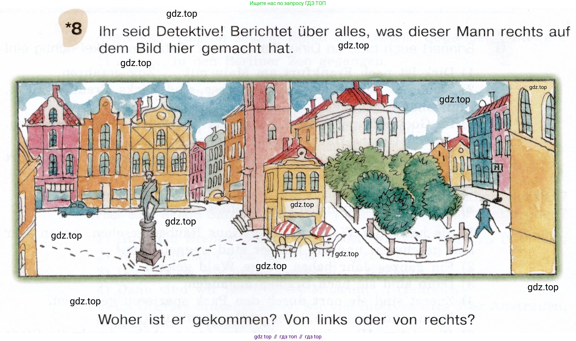 Немецкий язык (Deutsch), 6 класс учебник (lehrbuch), авторы: Бим Инесса Львовна (Bim I), Садомова Людмила Васильевна (Sadomova L), Санникова Лидия Михайловна (Sannikova L), издательство Просвещение, Москва, 2023, салатового цвета, Часть 2, страница 112, номер 8, Условие (продолжение 2)