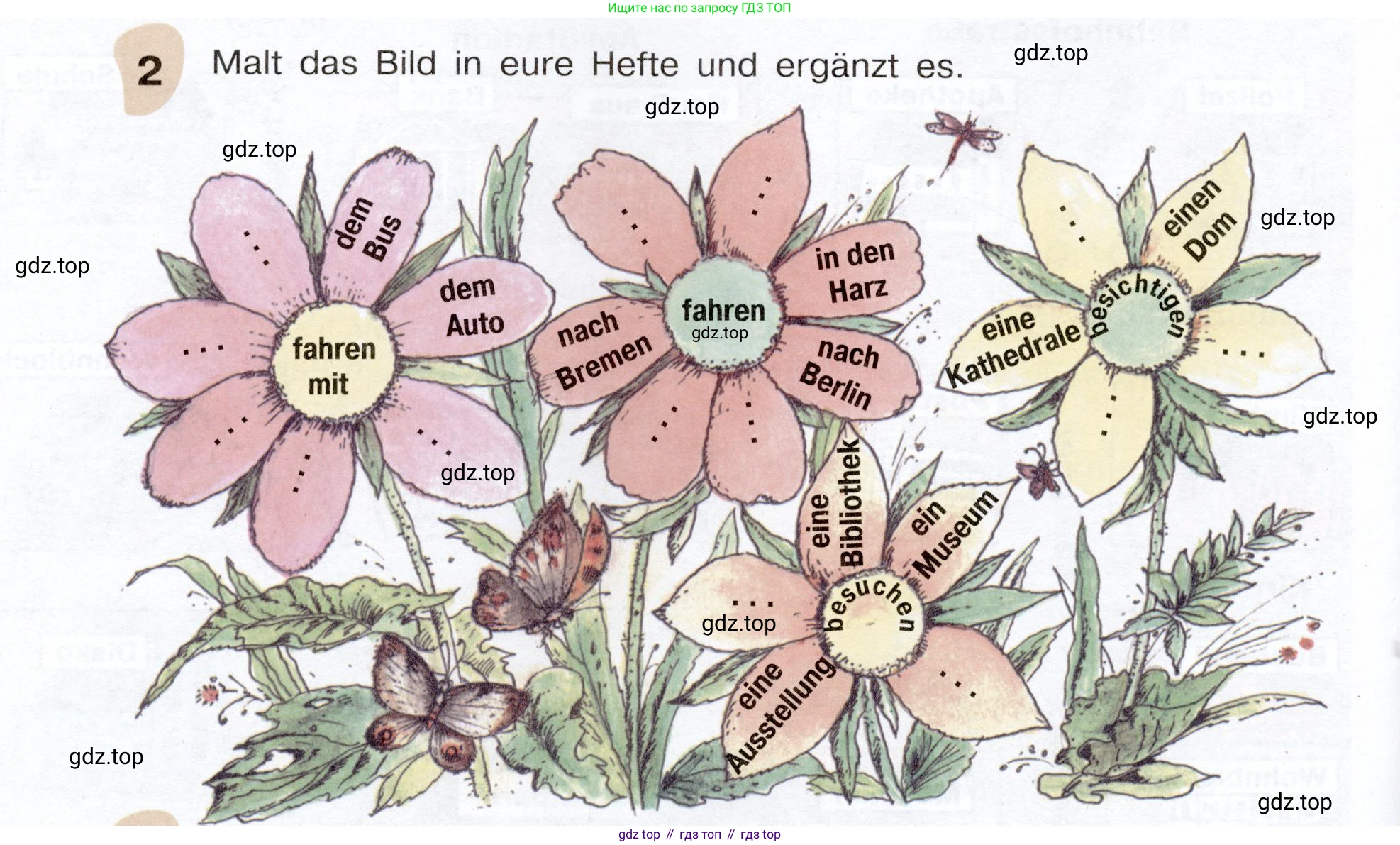 Немецкий язык (Deutsch), 6 класс учебник (lehrbuch), авторы: Бим Инесса Львовна (Bim I), Садомова Людмила Васильевна (Sadomova L), Санникова Лидия Михайловна (Sannikova L), издательство Просвещение, Москва, 2023, салатового цвета, Часть 2, страница 120, номер 2, Условие