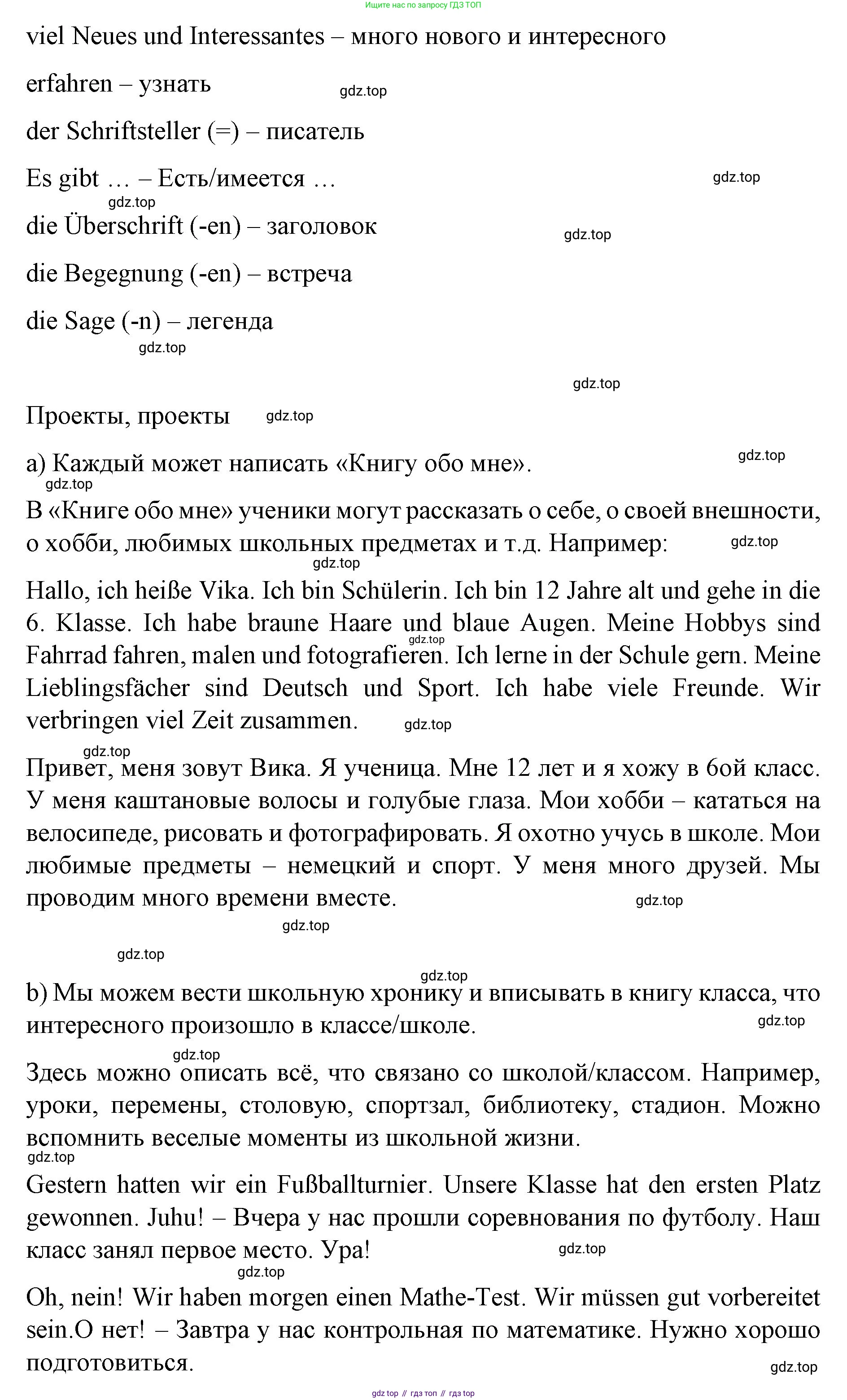 Немецкий язык (Deutsch), 6 класс учебник (lehrbuch), авторы: Бим Инесса Львовна (Bim I), Садомова Людмила Васильевна (Sadomova L), Санникова Лидия Михайловна (Sannikova L), издательство Просвещение, Москва, 2023, салатового цвета, Часть 1, страница 16, номер 13, Решение (продолжение 2)