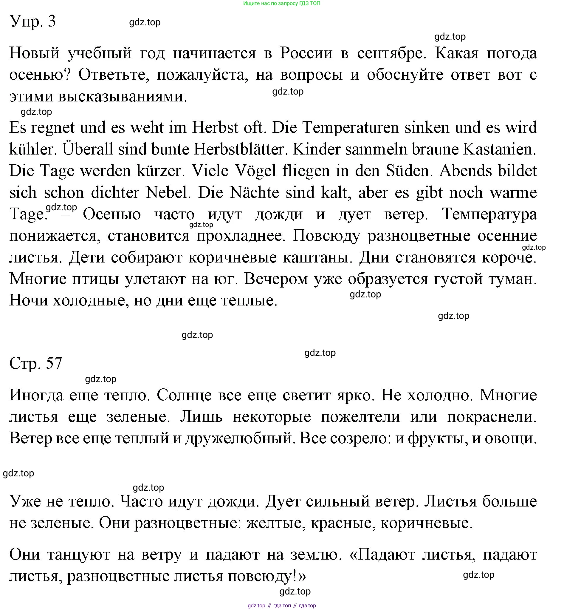 Немецкий язык (Deutsch), 6 класс учебник (lehrbuch), авторы: Бим Инесса Львовна (Bim I), Садомова Людмила Васильевна (Sadomova L), Санникова Лидия Михайловна (Sannikova L), издательство Просвещение, Москва, 2023, салатового цвета, Часть 1, страница 56, номер 3, Решение