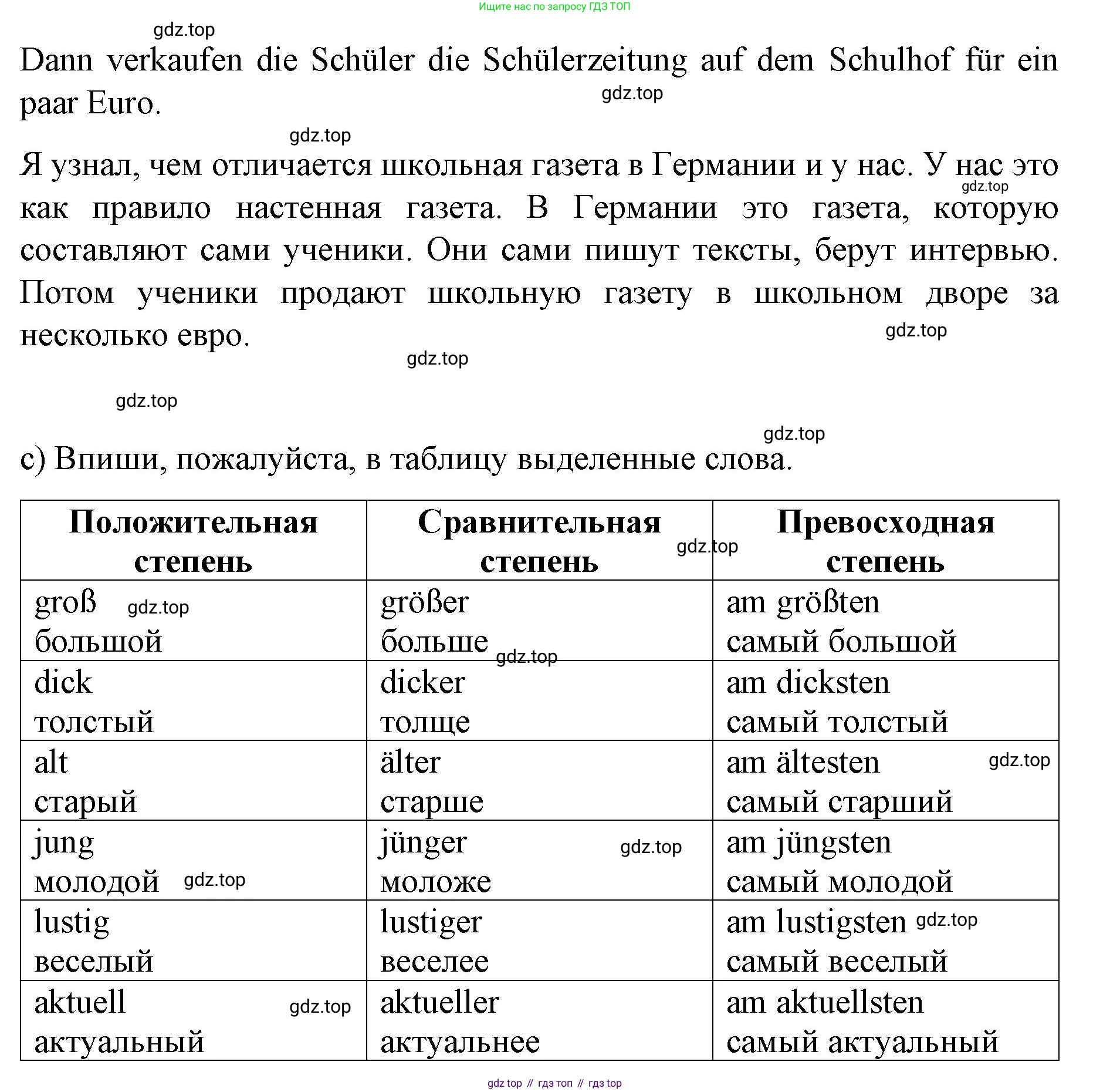 Немецкий язык (Deutsch), 6 класс учебник (lehrbuch), авторы: Бим Инесса Львовна (Bim I), Садомова Людмила Васильевна (Sadomova L), Санникова Лидия Михайловна (Sannikova L), издательство Просвещение, Москва, 2023, салатового цвета, Часть 1, страница 120, номер 3, Решение (продолжение 2)