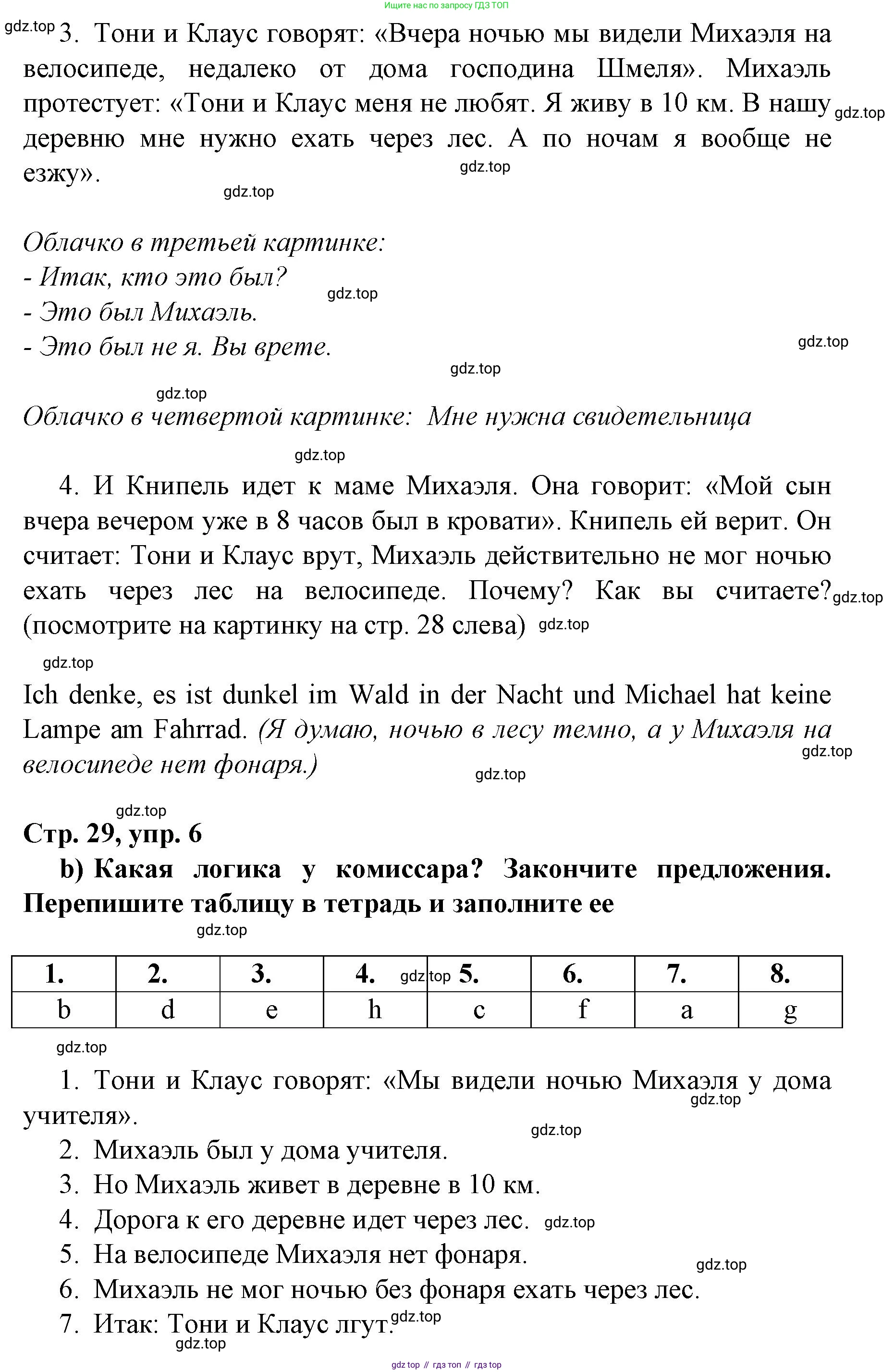 Немецкий язык (Deutsch), 6 класс учебник (lehrbuch), авторы: Бим Инесса Львовна (Bim I), Садомова Людмила Васильевна (Sadomova L), Санникова Лидия Михайловна (Sannikova L), издательство Просвещение, Москва, 2023, салатового цвета, Часть 2, страница 27, номер 6, Решение (продолжение 2)