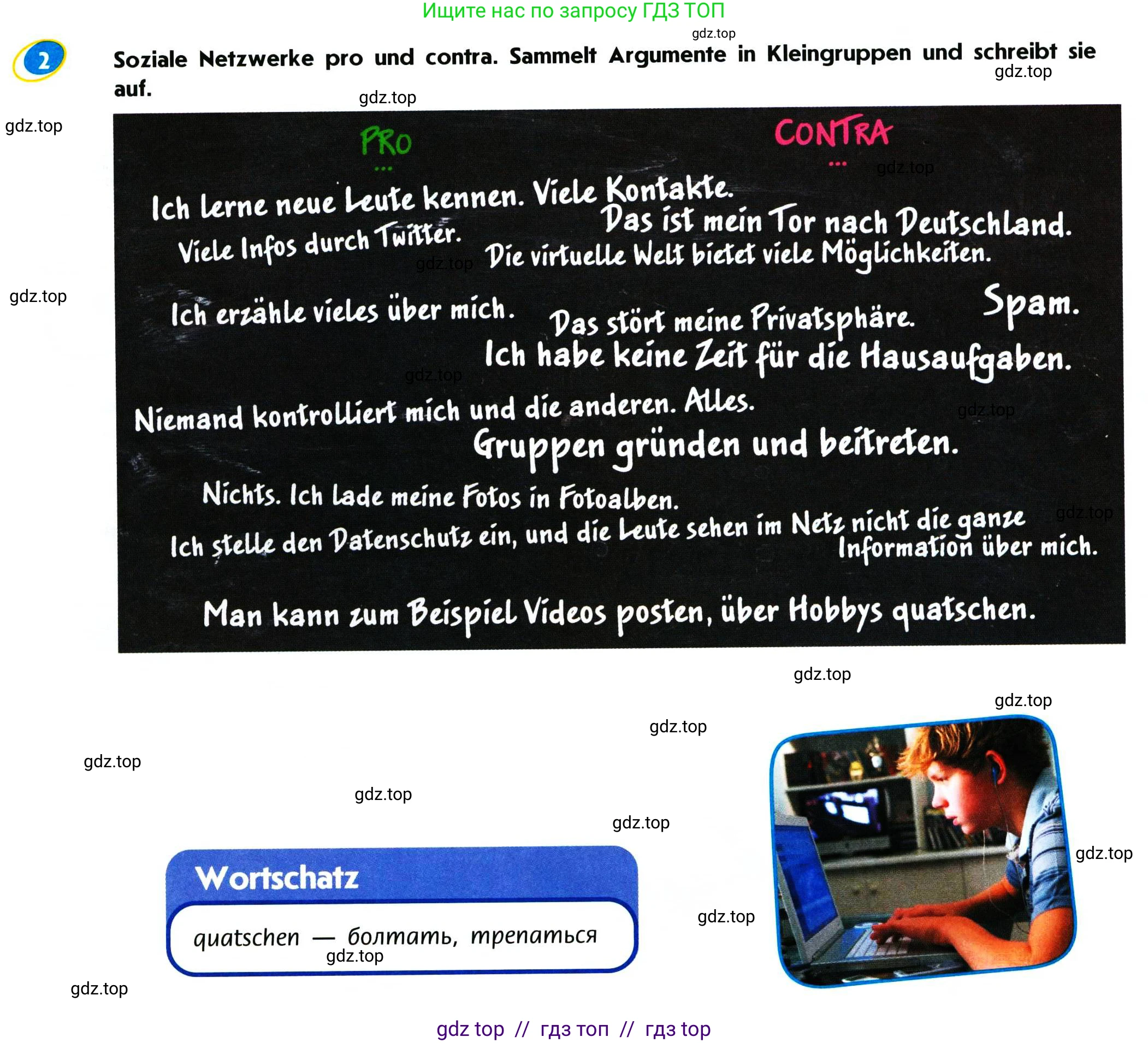 Немецкий язык (Deutsch), 7 класс учебник (lehrbuch), авторы: Аверин Михаил Михайлович (Awerin М), Джин Фридерике (Jin Friederike), Рорман Лутц (Rohrmann Lutz), издательство Просвещение, Москва, 2023, страница 76, номер 2, Условие
