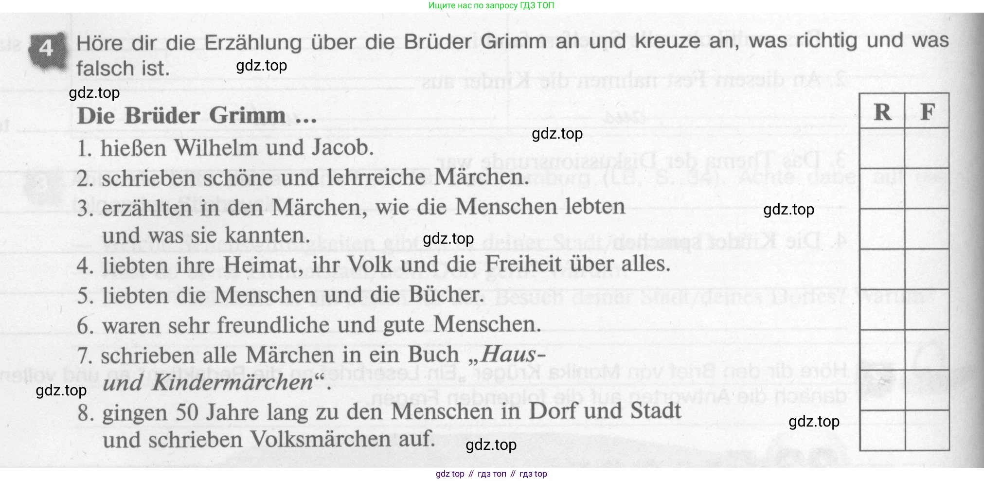 Немецкий язык (Deutsch), 7 класс рабочая тетрадь (arbeitsbuch), авторы: Бим Инесса Львовна (Bim I), Садомова Людмила Васильевна (Sadomova L), Фомичева Людмила Михайловна (Fomitschjowa L), Крылова Жанета Яковлевна (Krylowa Schaneta), издательство Просвещение, Москва, 2023, оранжевого цвета, страница 22, номер 4, Условие