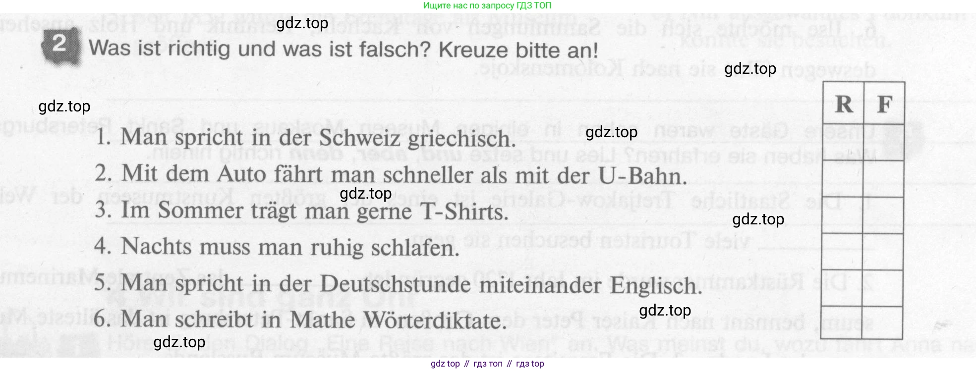 Немецкий язык (Deutsch), 7 класс рабочая тетрадь (arbeitsbuch), авторы: Бим Инесса Львовна (Bim I), Садомова Людмила Васильевна (Sadomova L), Фомичева Людмила Михайловна (Fomitschjowa L), Крылова Жанета Яковлевна (Krylowa Schaneta), издательство Просвещение, Москва, 2023, оранжевого цвета, страница 31, номер 2, Условие
