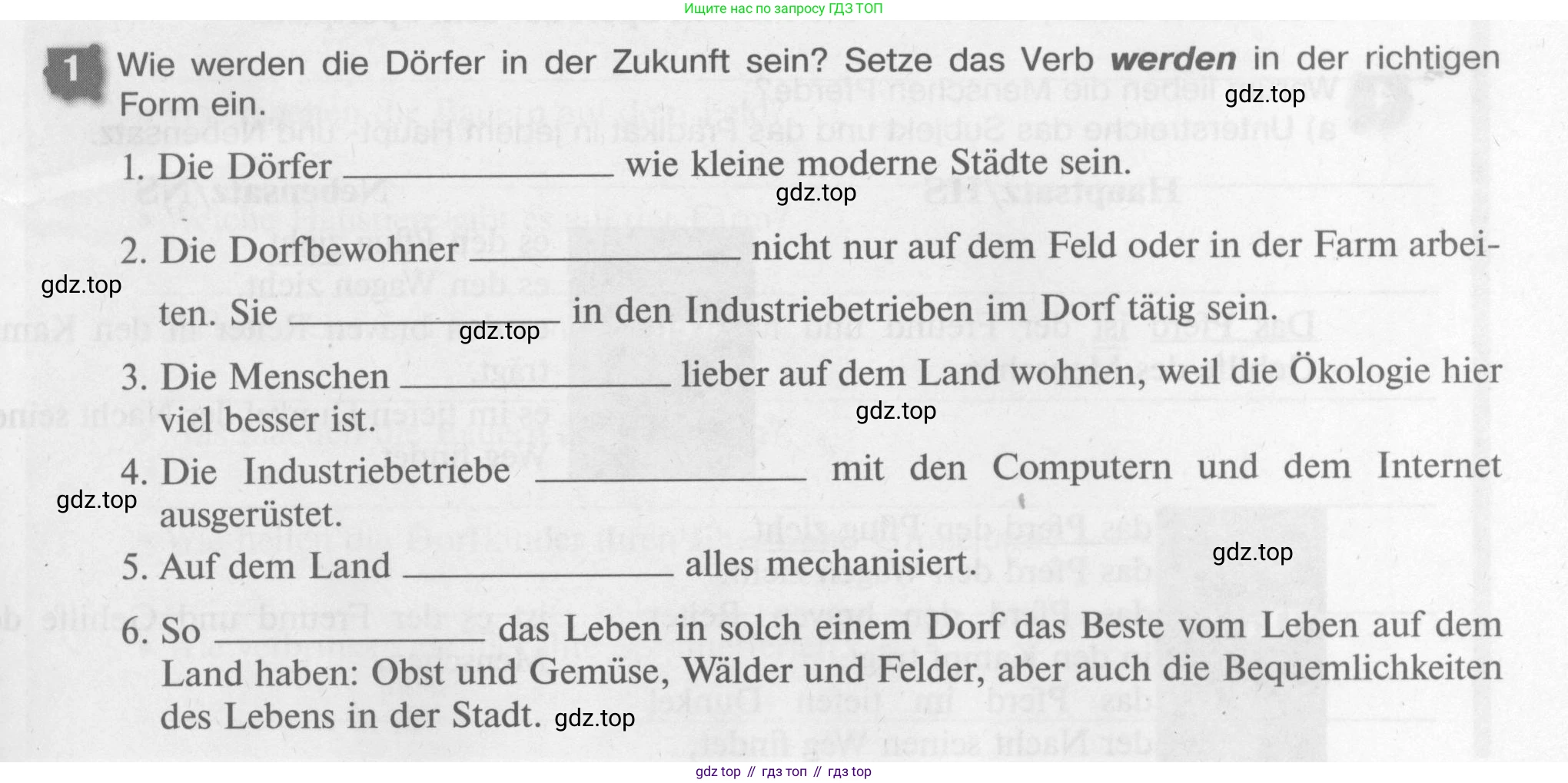 Немецкий язык (Deutsch), 7 класс рабочая тетрадь (arbeitsbuch), авторы: Бим Инесса Львовна (Bim I), Садомова Людмила Васильевна (Sadomova L), Фомичева Людмила Михайловна (Fomitschjowa L), Крылова Жанета Яковлевна (Krylowa Schaneta), издательство Просвещение, Москва, 2023, оранжевого цвета, страница 55, номер 1, Условие