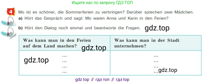 ГДЗ Немецкий язык (Deutsch), 7 класс учебник (lehrbuch), авторы: Бим Инесса Львовна (Bim I), Садомова Людмила Васильевна (Sadomova L), издательство Просвещение, Москва, 2023, оранжевого цвета, страница 130, номер 4, Условие
