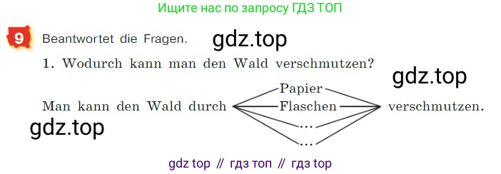 ГДЗ Немецкий язык (Deutsch), 7 класс учебник (lehrbuch), авторы: Бим Инесса Львовна (Bim I), Садомова Людмила Васильевна (Sadomova L), издательство Просвещение, Москва, 2023, оранжевого цвета, страница 150, номер 9, Условие