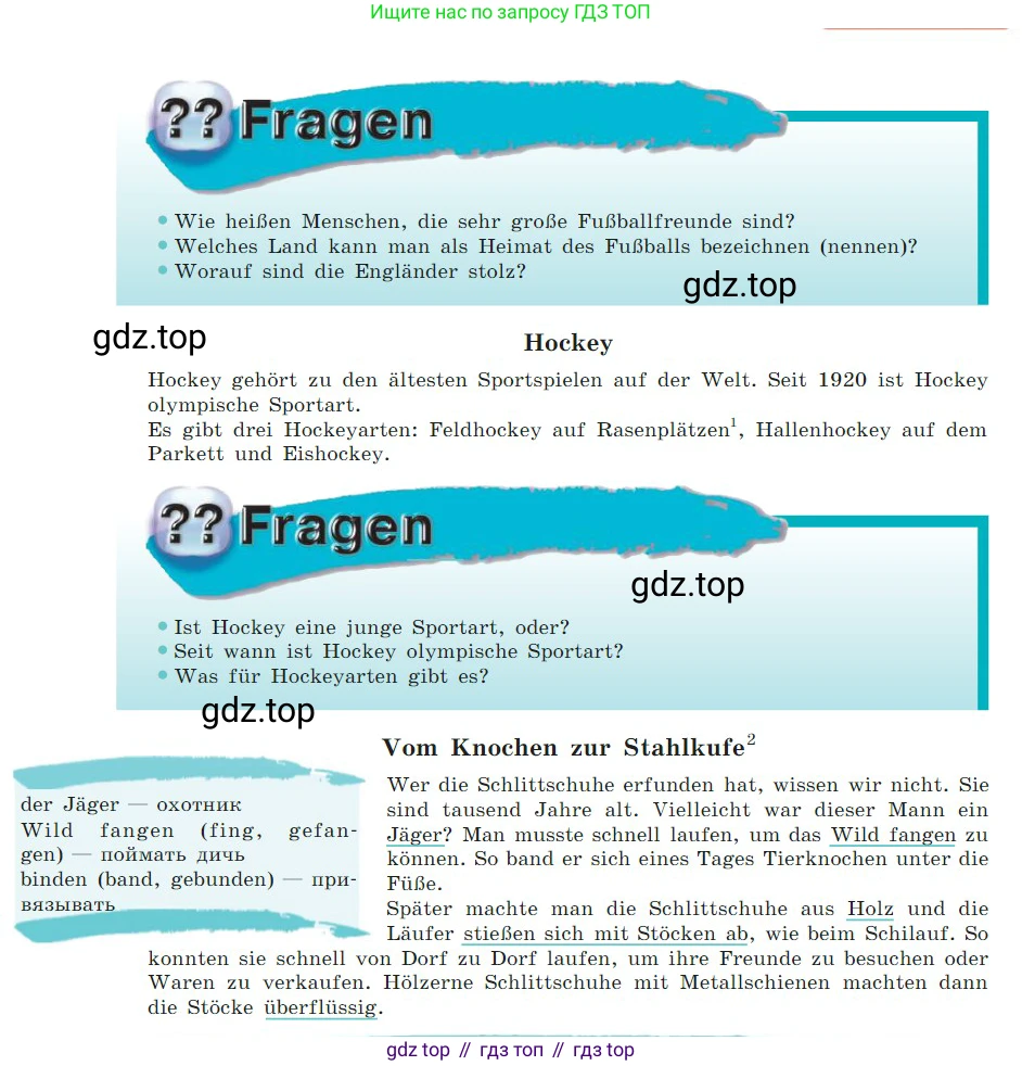 ГДЗ Немецкий язык (Deutsch), 7 класс учебник (lehrbuch), авторы: Бим Инесса Львовна (Bim I), Садомова Людмила Васильевна (Sadomova L), издательство Просвещение, Москва, 2023, оранжевого цвета, страница 167, номер 8, Условие (продолжение 3)