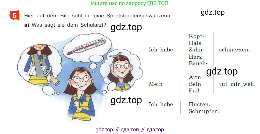 ГДЗ Немецкий язык (Deutsch), 7 класс учебник (lehrbuch), авторы: Бим Инесса Львовна (Bim I), Садомова Людмила Васильевна (Sadomova L), издательство Просвещение, Москва, 2023, оранжевого цвета, страница 176, номер 5, Условие