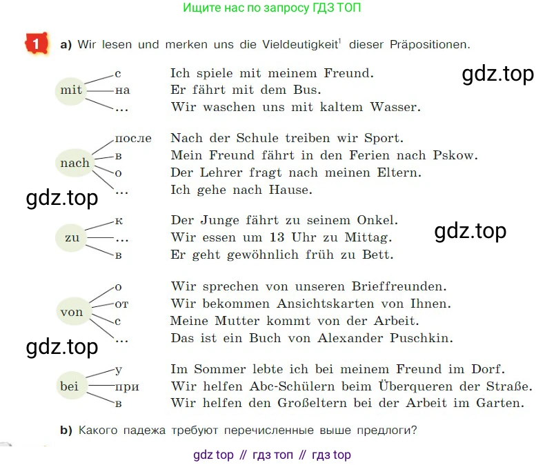 ГДЗ Немецкий язык (Deutsch), 7 класс учебник (lehrbuch), авторы: Бим Инесса Львовна (Bim I), Садомова Людмила Васильевна (Sadomova L), издательство Просвещение, Москва, 2023, оранжевого цвета, страница 183, номер 1, Условие