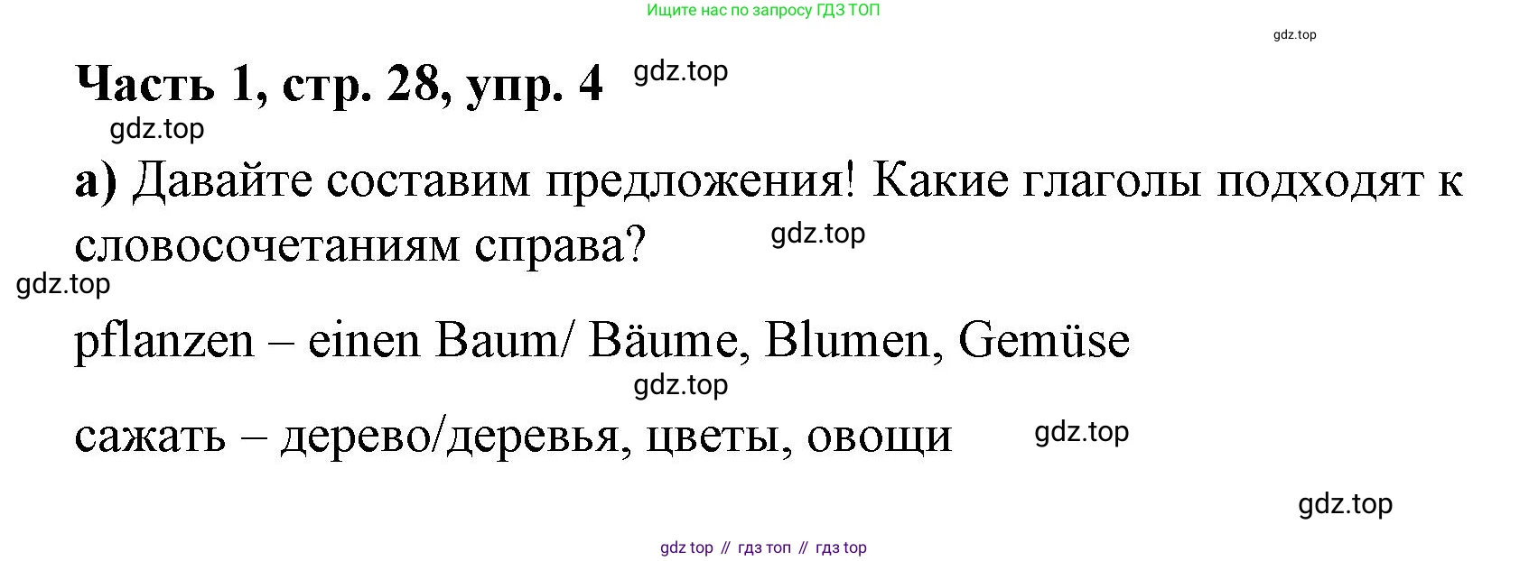 ГДЗ Немецкий язык (Deutsch), 7 класс учебник (lehrbuch), авторы: Бим Инесса Львовна (Bim I), Садомова Людмила Васильевна (Sadomova L), издательство Просвещение, Москва, 2023, оранжевого цвета, страница 28, номер 4, Решение