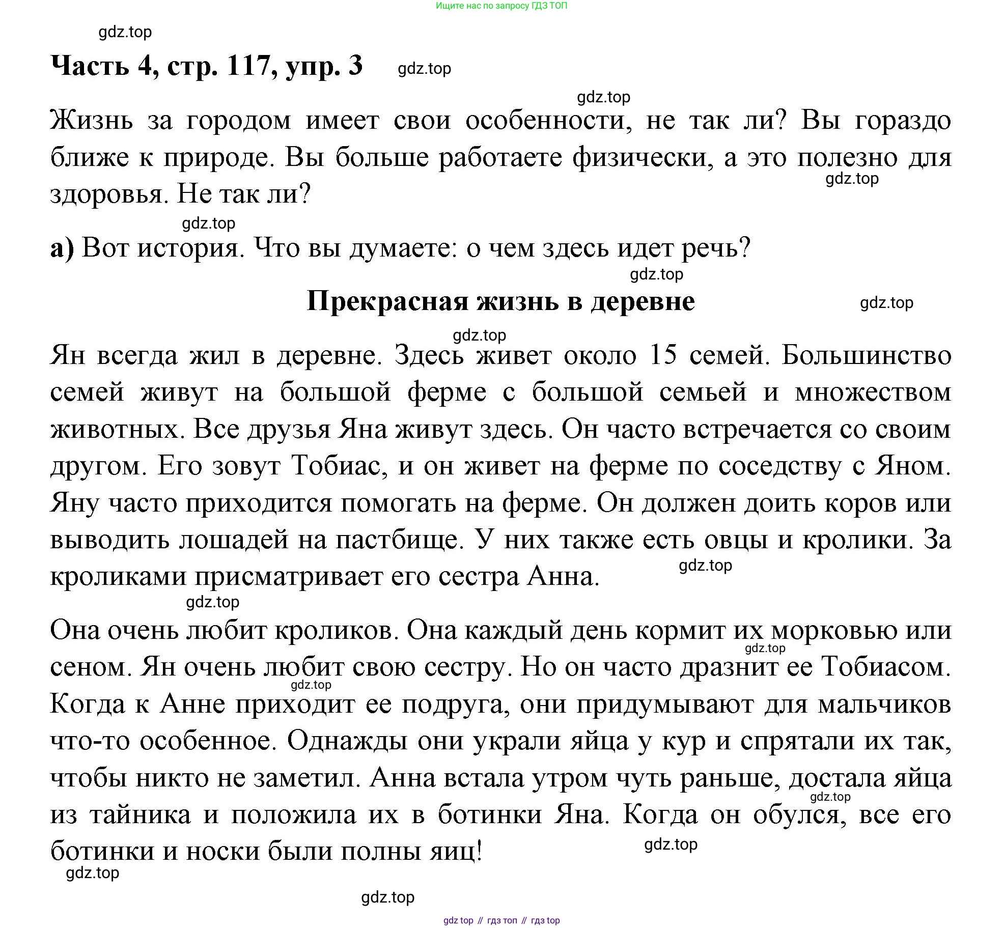ГДЗ Немецкий язык (Deutsch), 7 класс учебник (lehrbuch), авторы: Бим Инесса Львовна (Bim I), Садомова Людмила Васильевна (Sadomova L), издательство Просвещение, Москва, 2023, оранжевого цвета, страница 117, номер 3, Решение